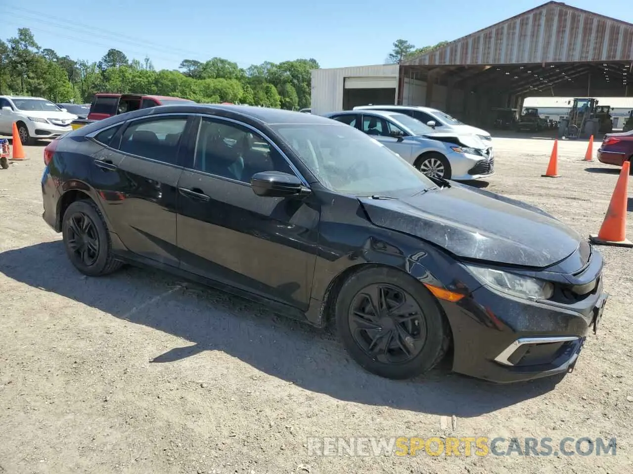 4 Photograph of a damaged car 19XFC2F66LE012111 HONDA CIVIC 2020