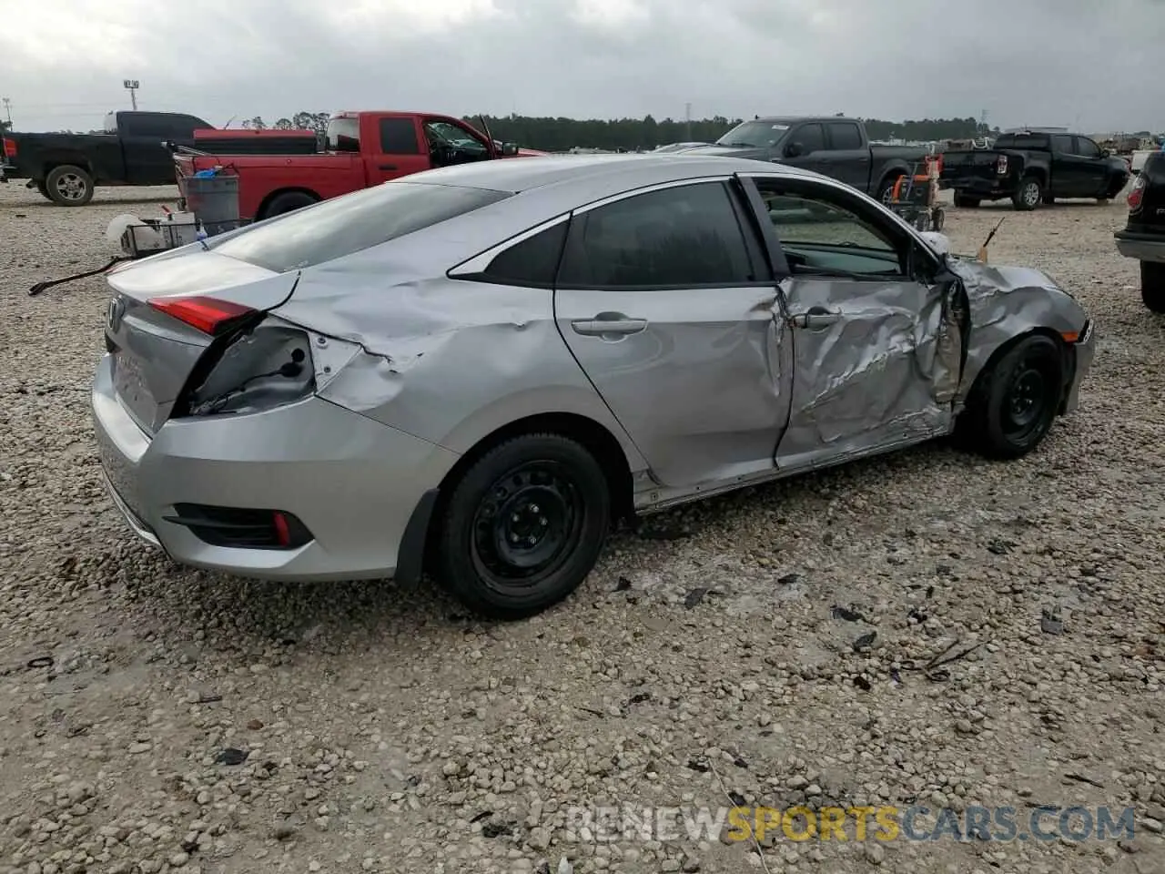 3 Photograph of a damaged car 19XFC2F66LE012867 HONDA CIVIC 2020