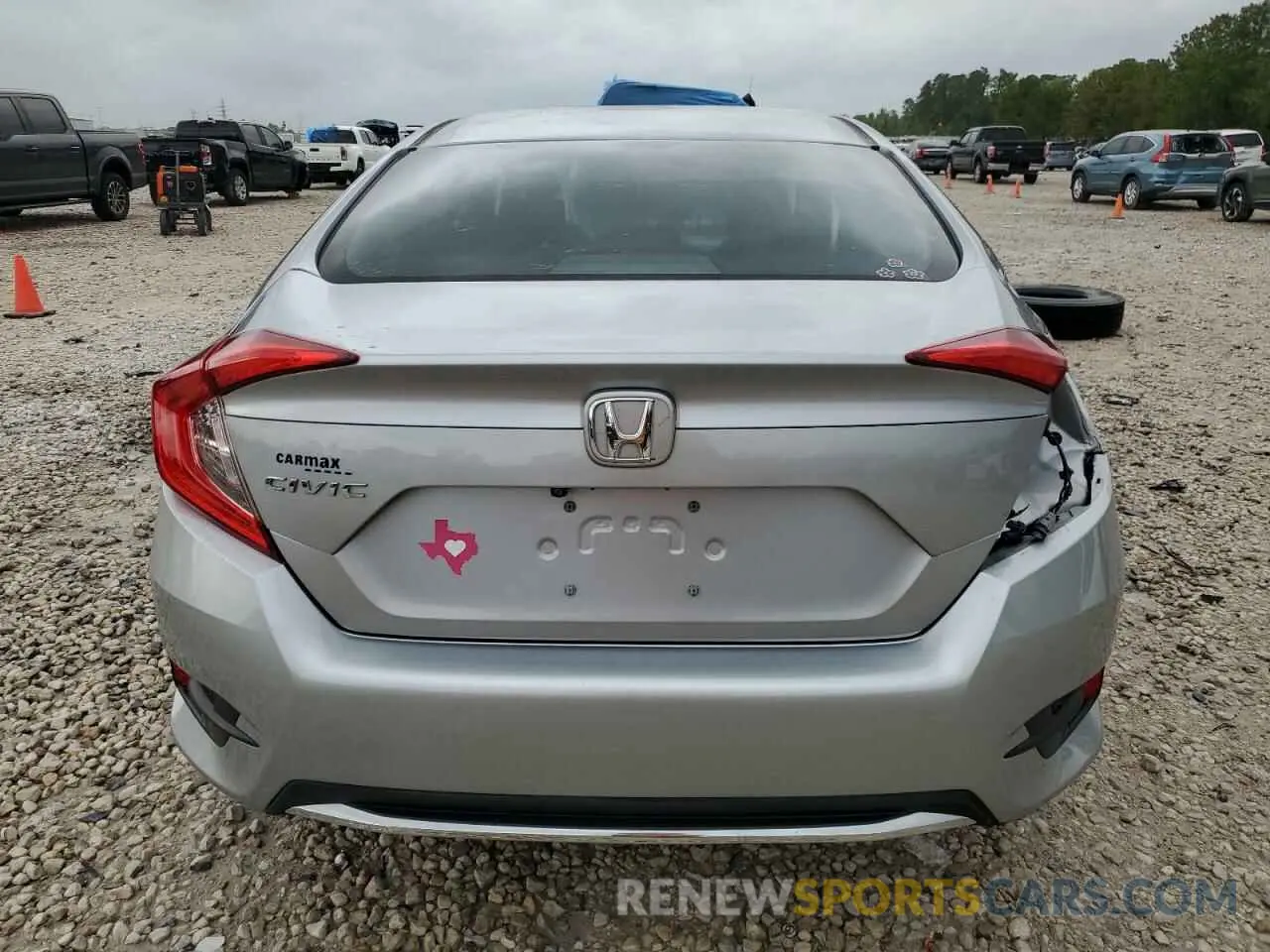 6 Photograph of a damaged car 19XFC2F66LE012867 HONDA CIVIC 2020