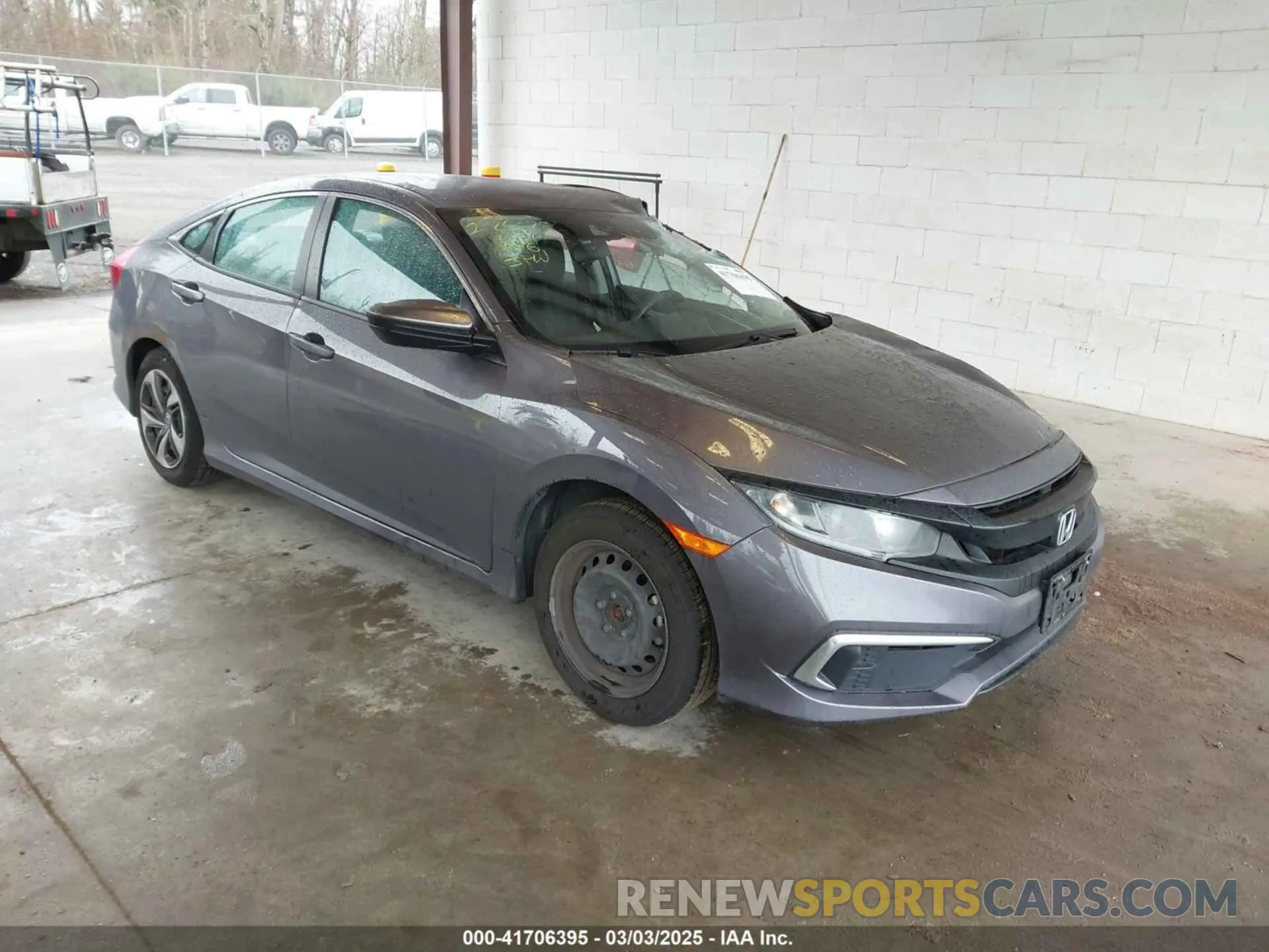 1 Photograph of a damaged car 19XFC2F66LE209599 HONDA CIVIC 2020
