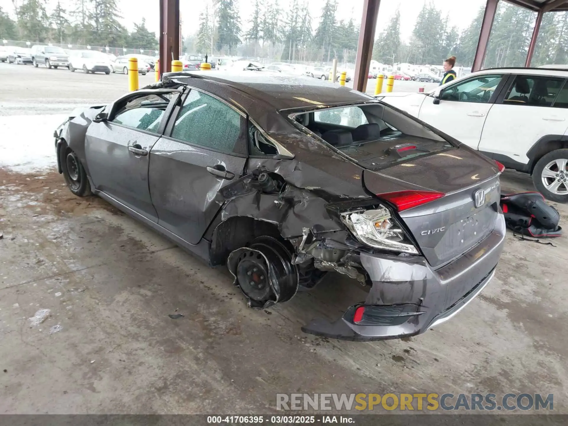 3 Photograph of a damaged car 19XFC2F66LE209599 HONDA CIVIC 2020