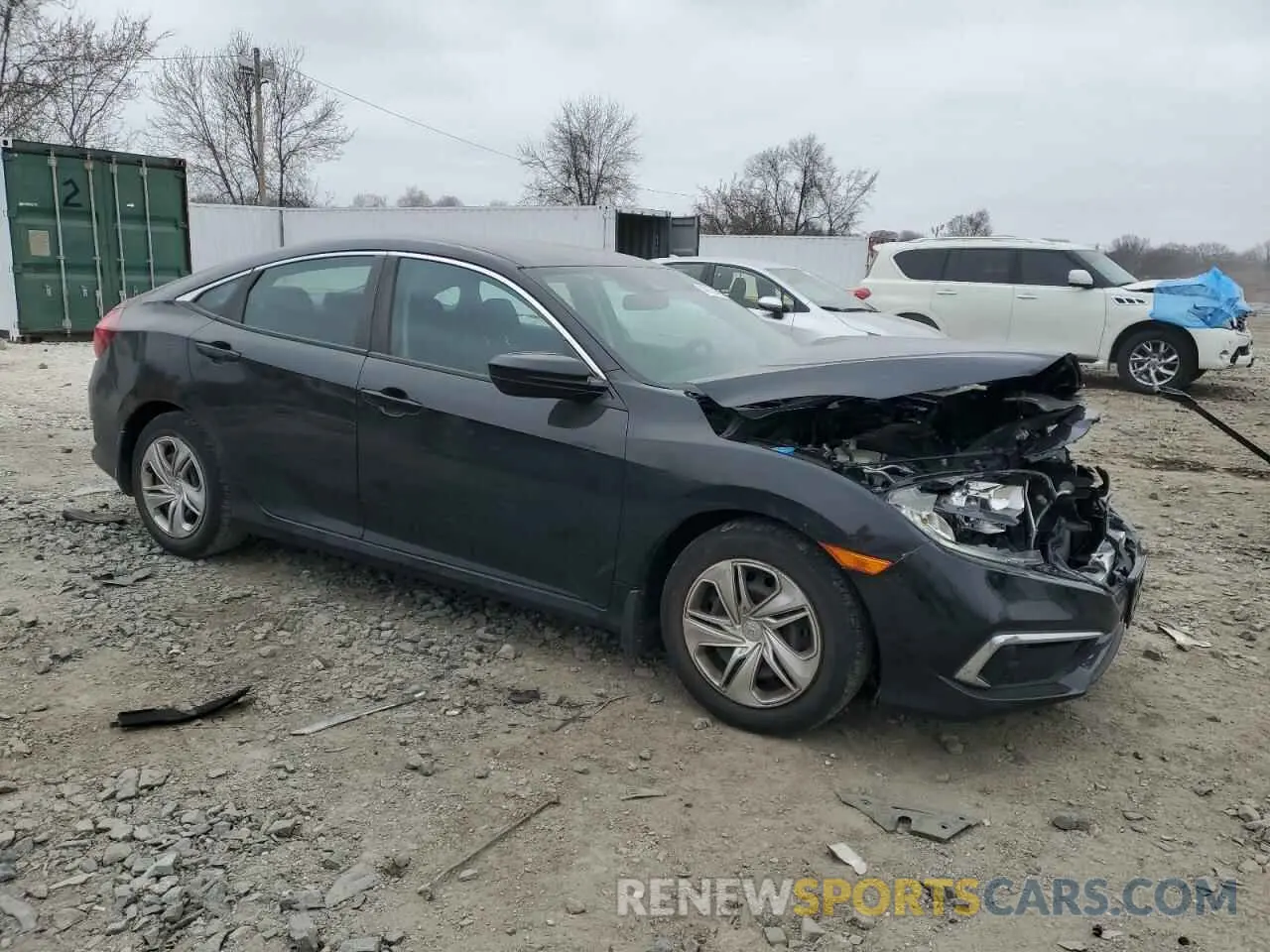 4 Photograph of a damaged car 19XFC2F66LE210882 HONDA CIVIC 2020