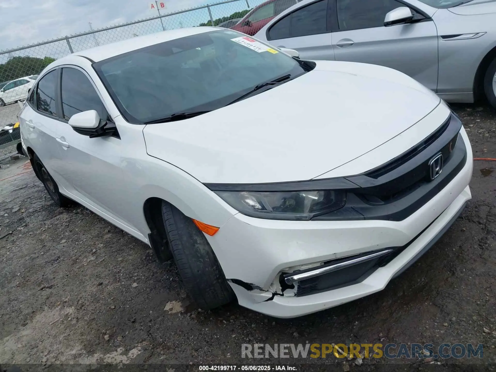 1 Photograph of a damaged car 19XFC2F67LE015275 HONDA CIVIC 2020