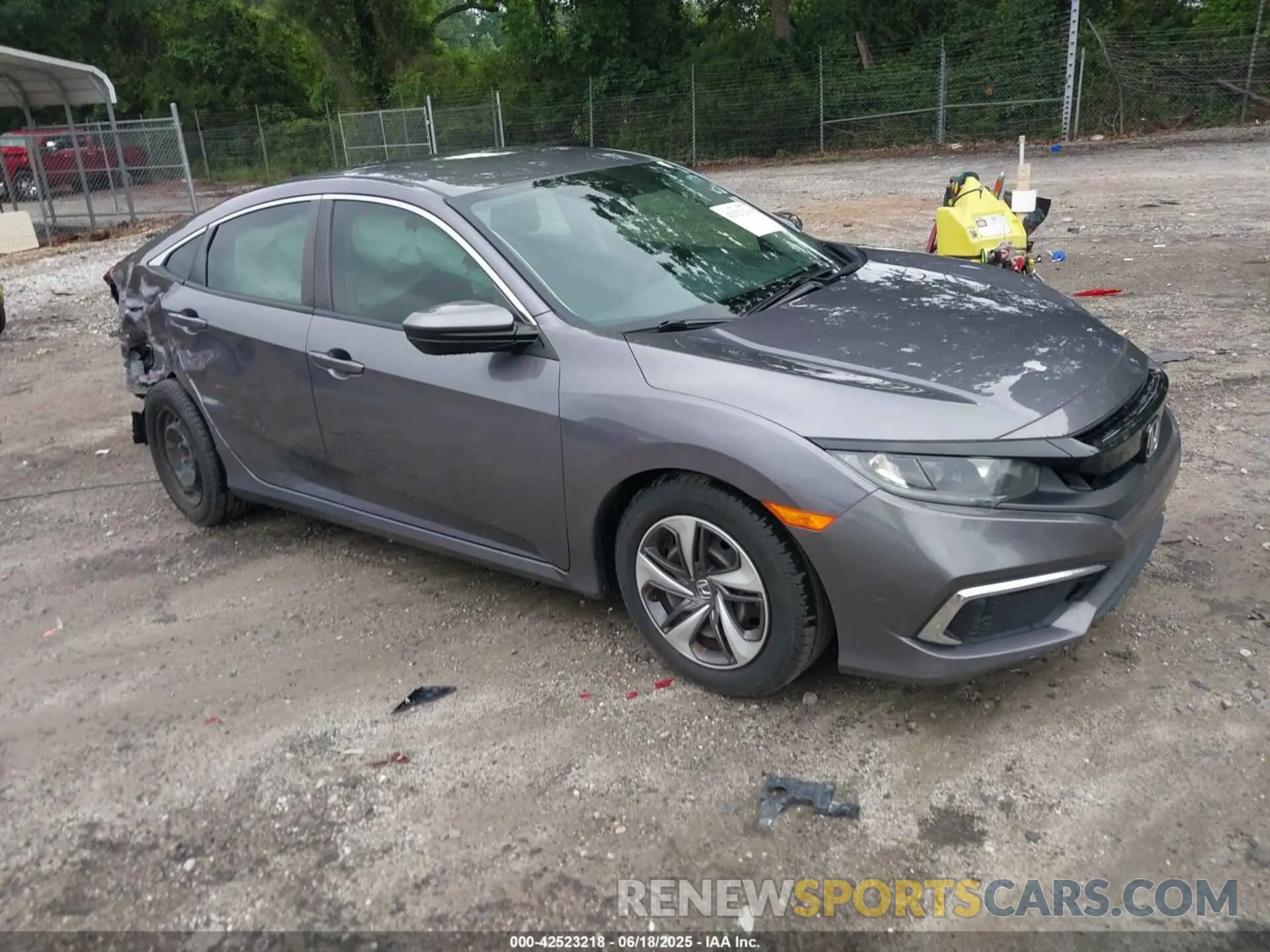 1 Photograph of a damaged car 19XFC2F67LE016717 HONDA CIVIC 2020