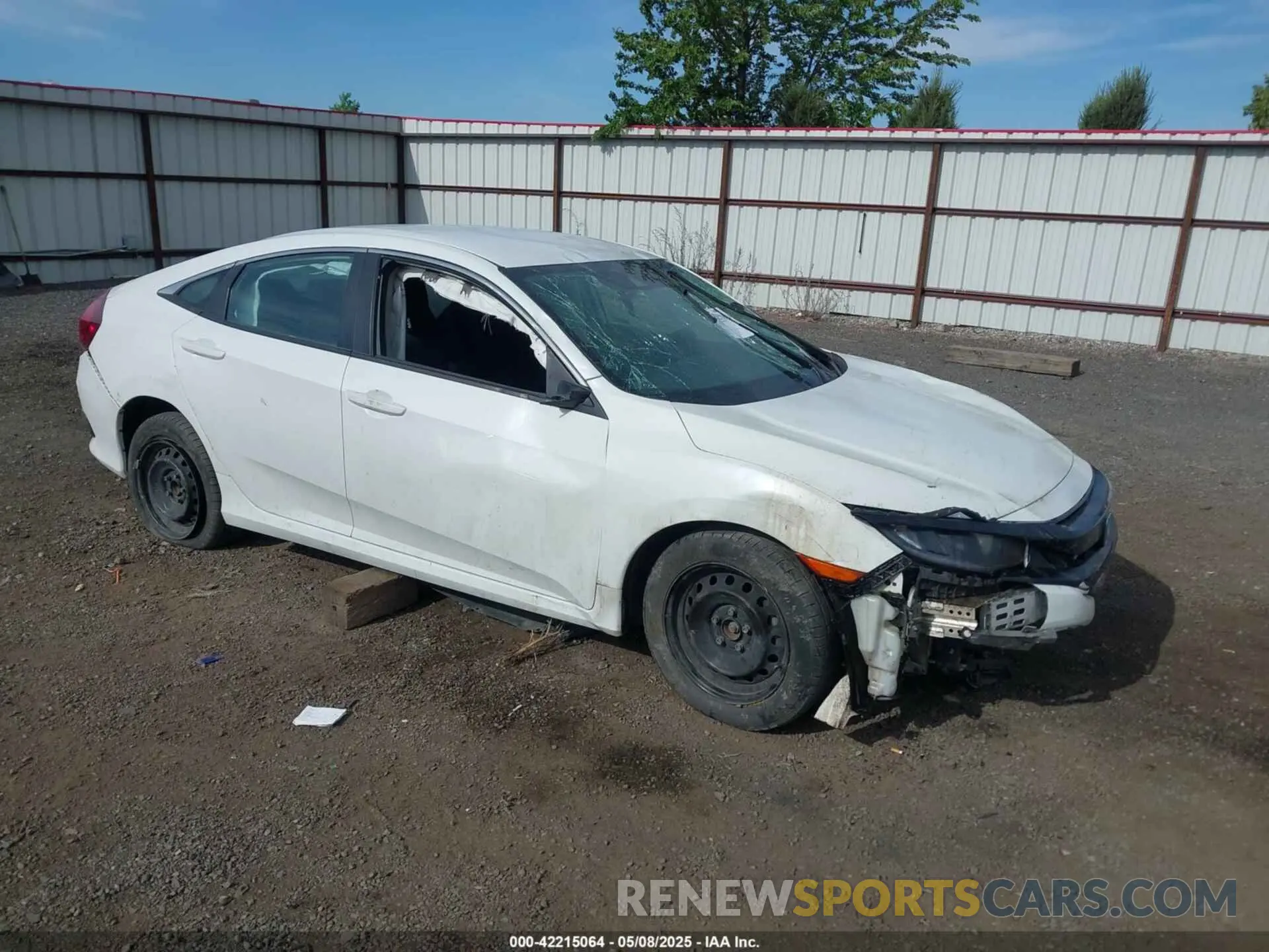 1 Photograph of a damaged car 19XFC2F67LE207036 HONDA CIVIC 2020