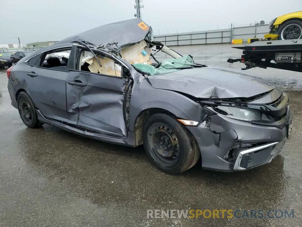 4 Photograph of a damaged car 19XFC2F67LE210258 HONDA CIVIC 2020