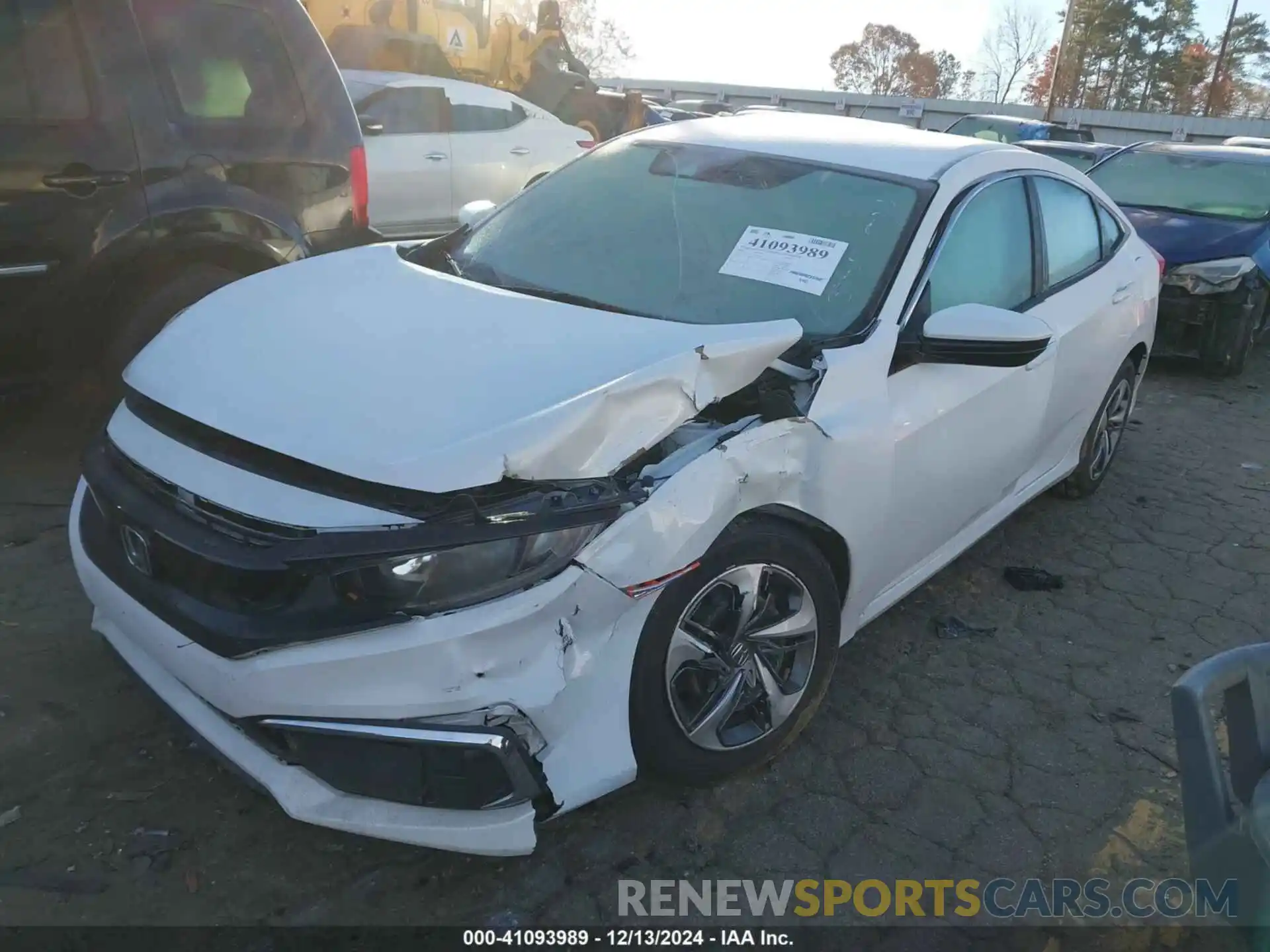 2 Photograph of a damaged car 19XFC2F67LE212446 HONDA CIVIC 2020