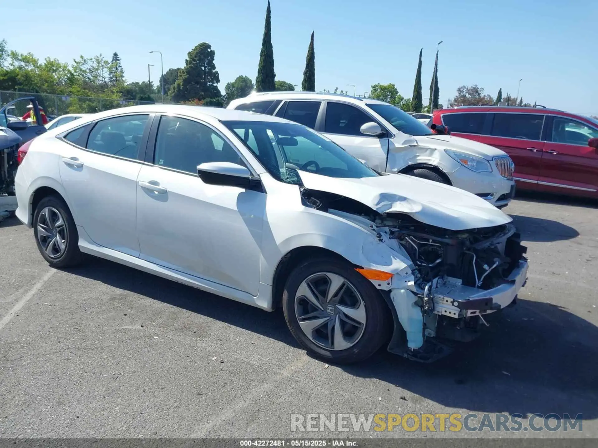 1 Photograph of a damaged car 19XFC2F67LE212561 HONDA CIVIC 2020