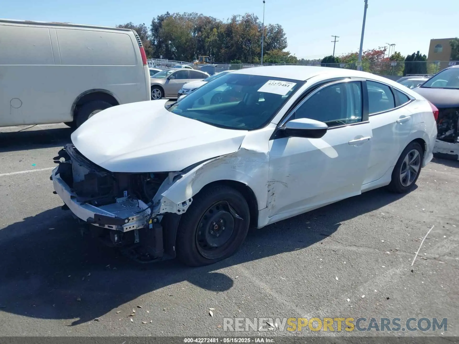 2 Photograph of a damaged car 19XFC2F67LE212561 HONDA CIVIC 2020