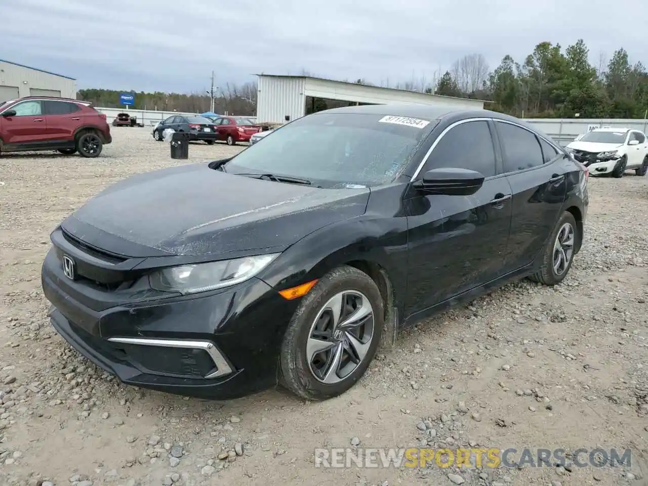 1 Photograph of a damaged car 19XFC2F68LE004429 HONDA CIVIC 2020