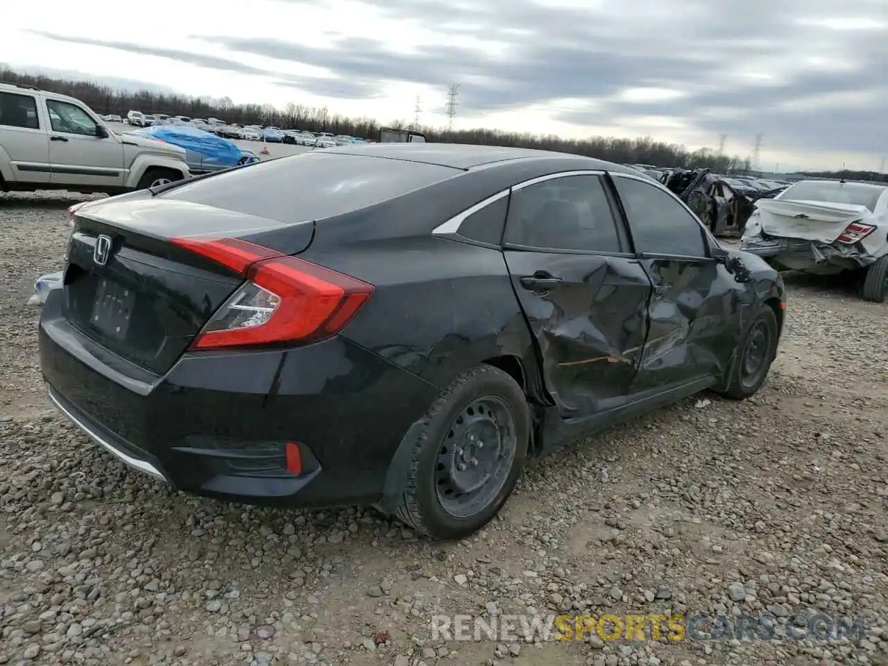 3 Photograph of a damaged car 19XFC2F68LE004429 HONDA CIVIC 2020