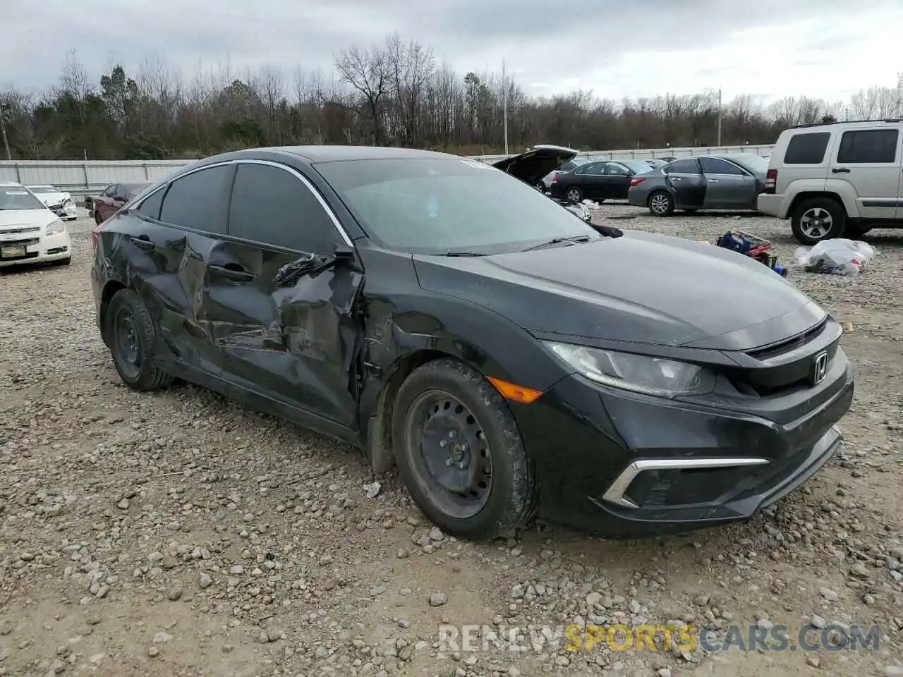 4 Photograph of a damaged car 19XFC2F68LE004429 HONDA CIVIC 2020