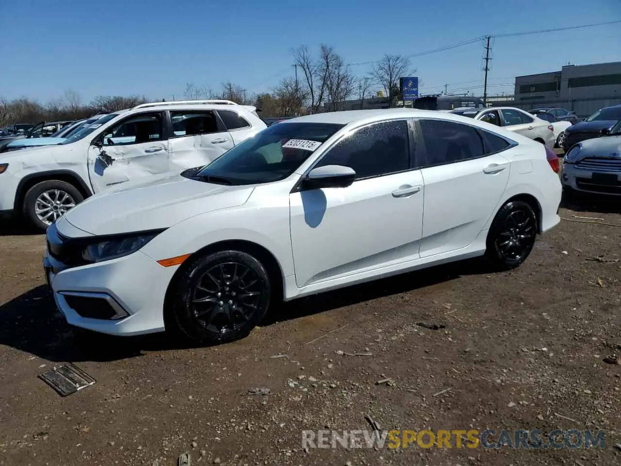 1 Photograph of a damaged car 19XFC2F68LE024146 HONDA CIVIC 2020