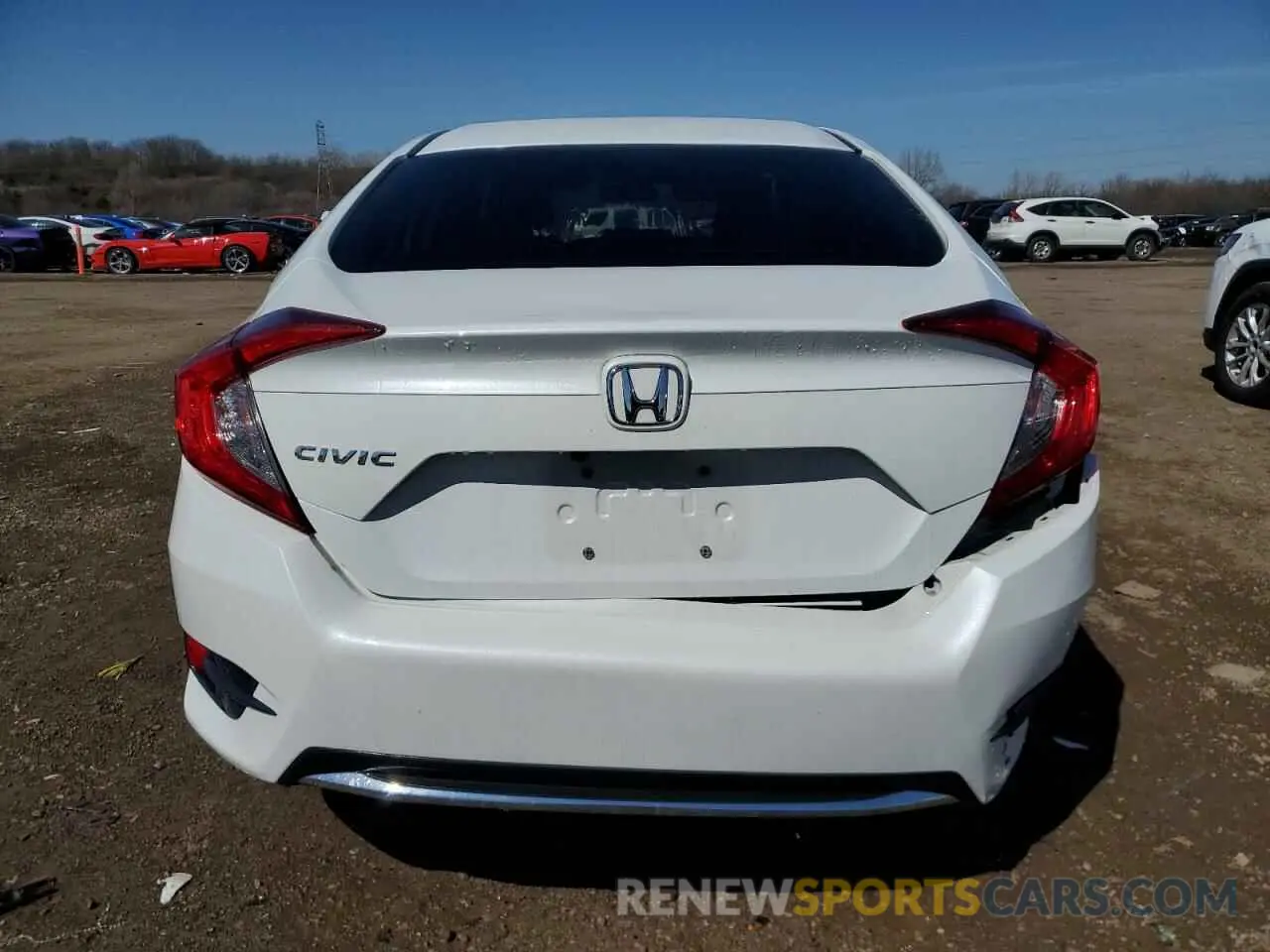 6 Photograph of a damaged car 19XFC2F68LE024146 HONDA CIVIC 2020