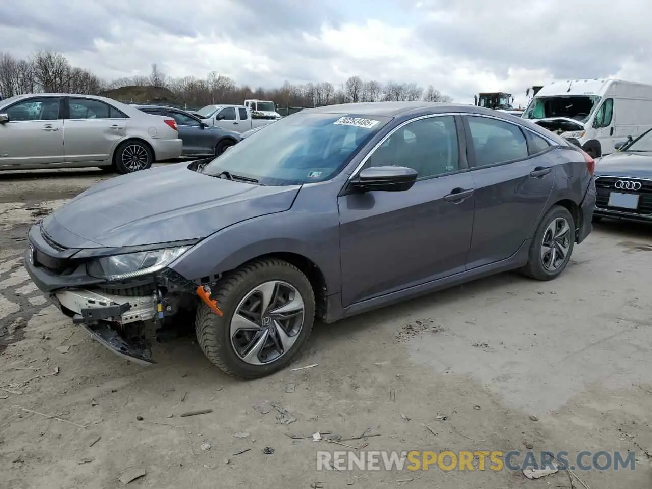 1 Photograph of a damaged car 19XFC2F68LE215226 HONDA CIVIC 2020