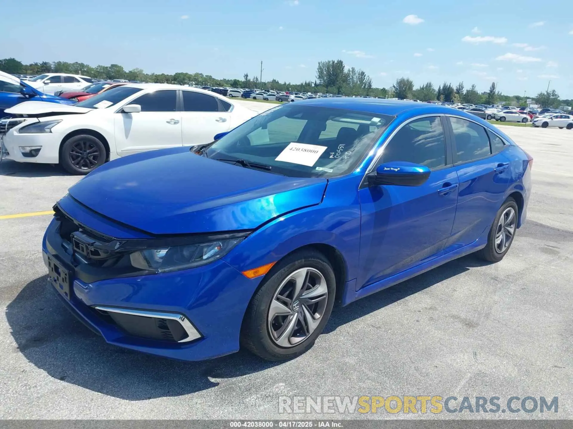 2 Photograph of a damaged car 19XFC2F69LE005511 HONDA CIVIC 2020