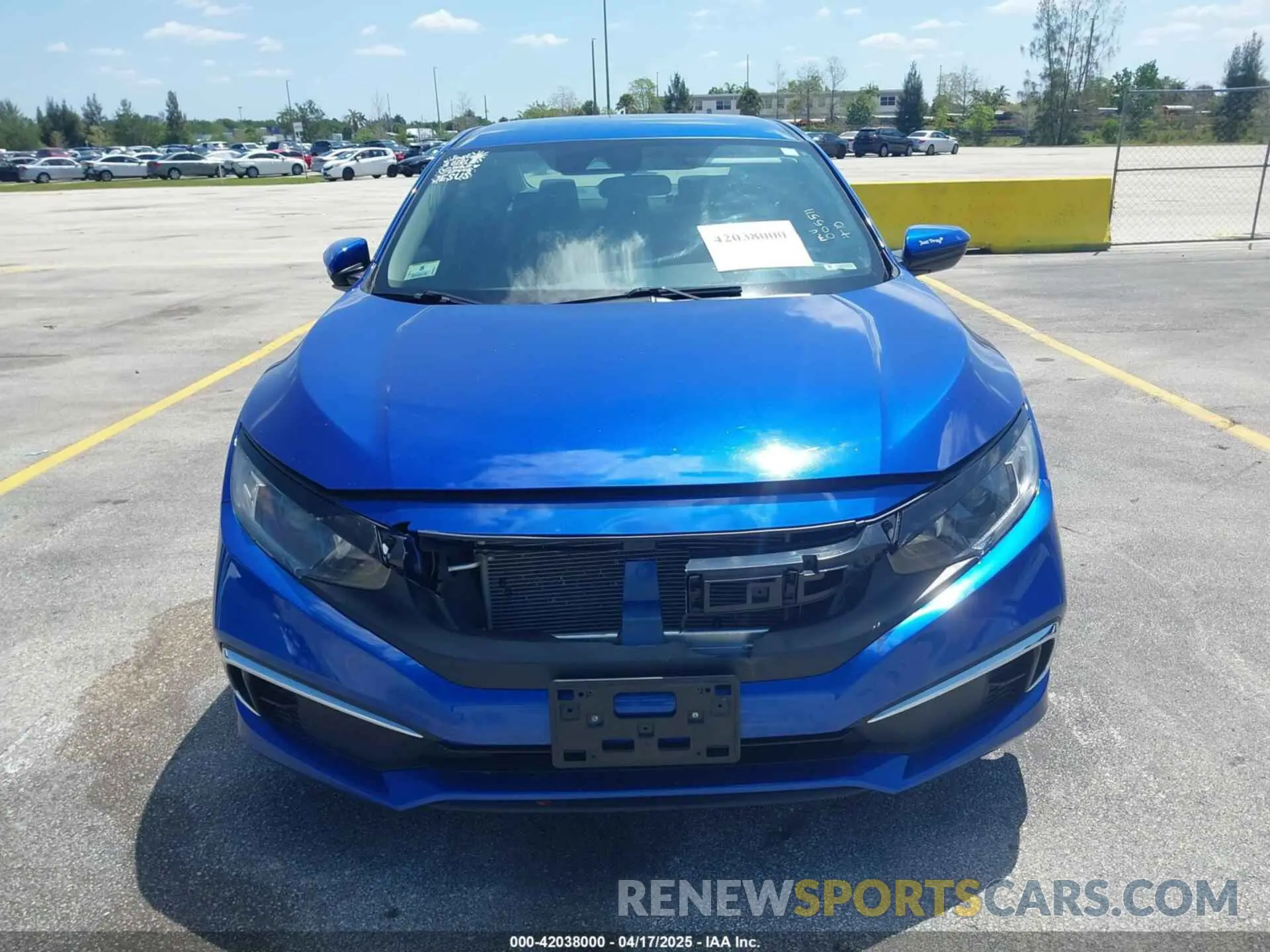 6 Photograph of a damaged car 19XFC2F69LE005511 HONDA CIVIC 2020