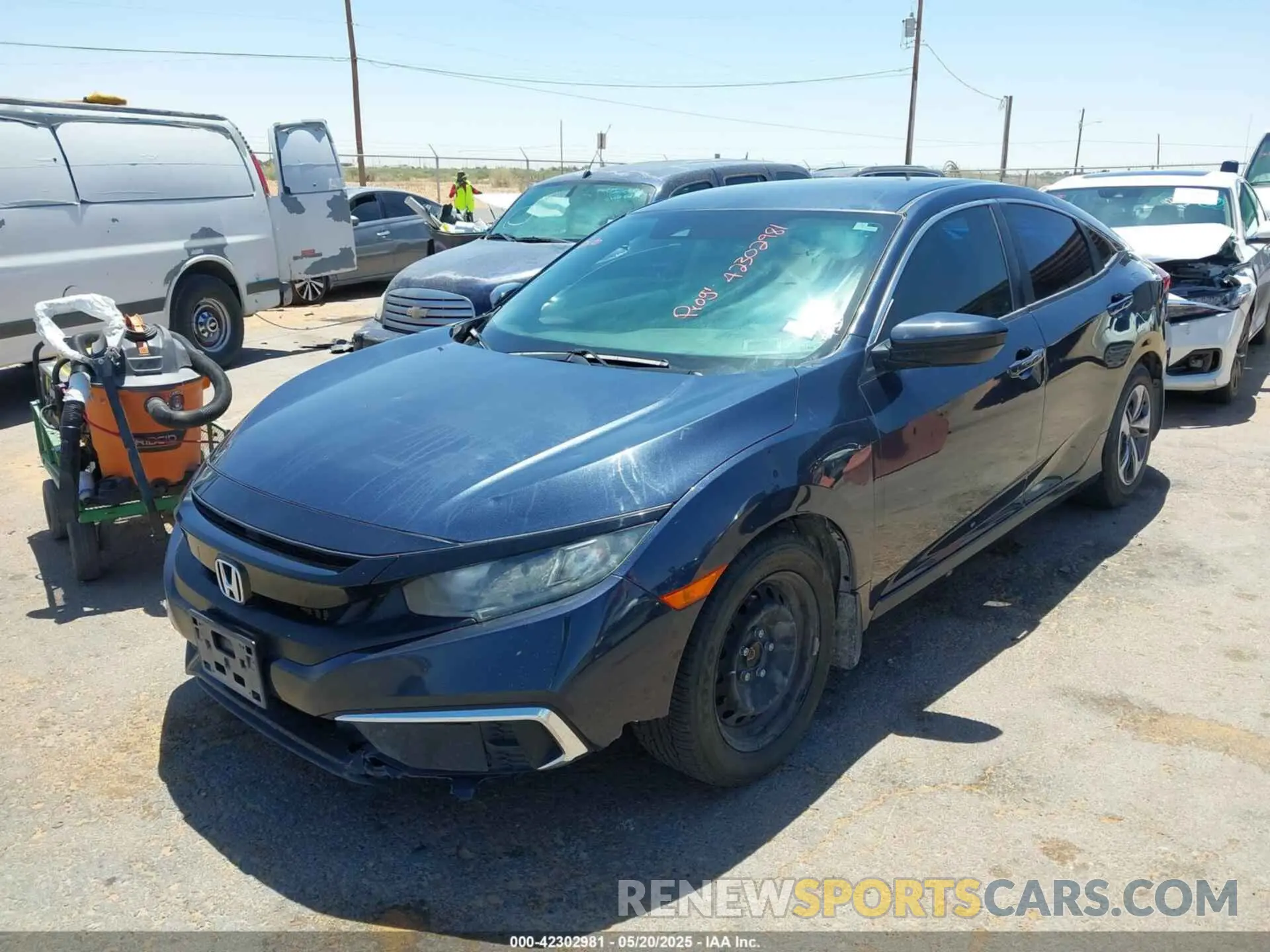 2 Photograph of a damaged car 19XFC2F69LE016136 HONDA CIVIC 2020