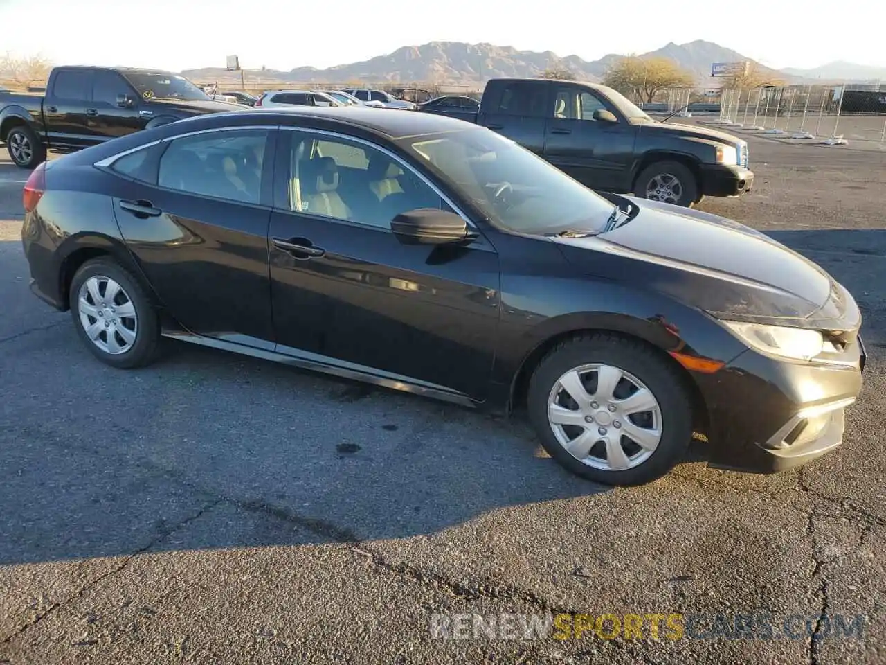 4 Photograph of a damaged car 19XFC2F6XLE003945 HONDA CIVIC 2020