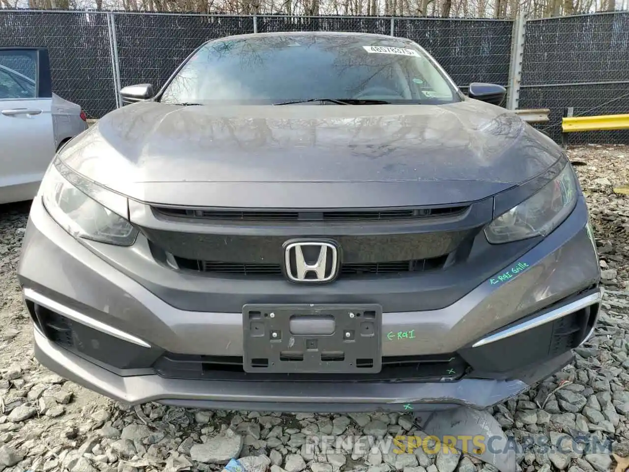 5 Photograph of a damaged car 19XFC2F6XLE018851 HONDA CIVIC 2020