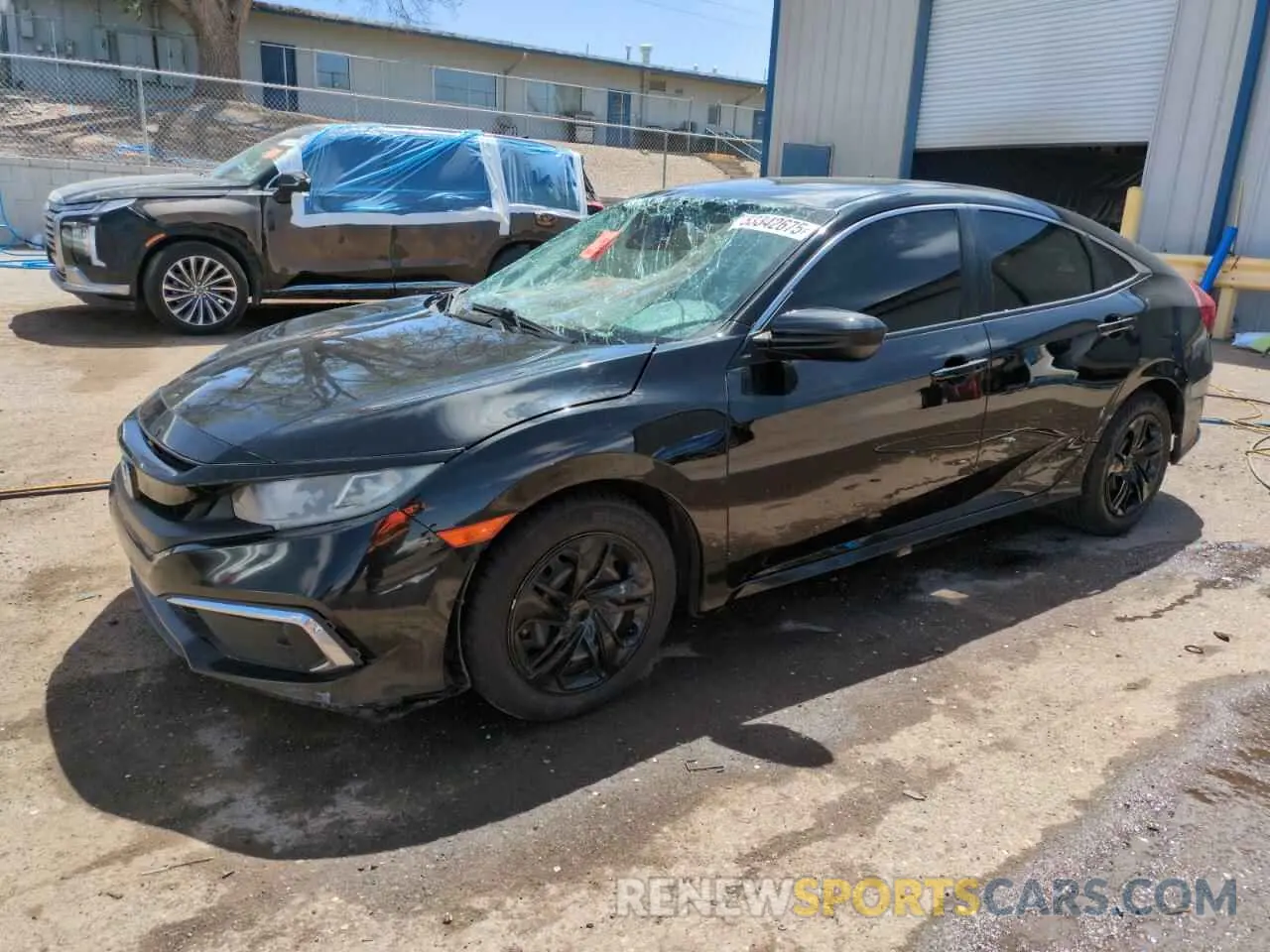 1 Photograph of a damaged car 19XFC2F6XLE021765 HONDA CIVIC 2020
