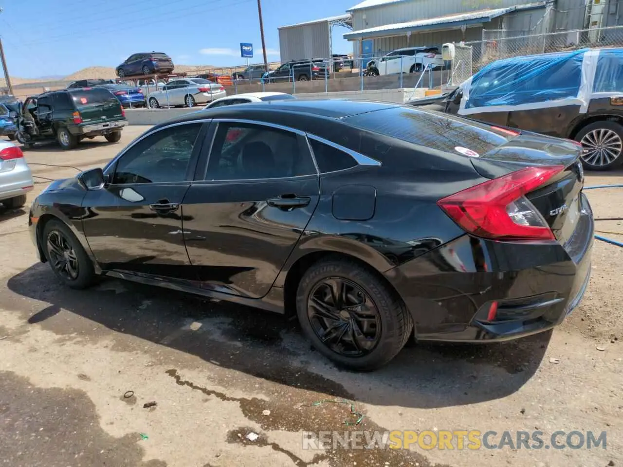 2 Photograph of a damaged car 19XFC2F6XLE021765 HONDA CIVIC 2020
