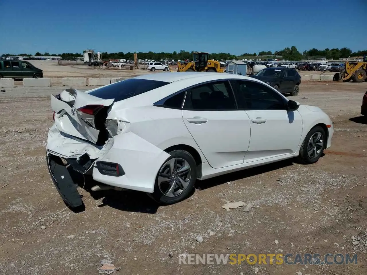 3 Photograph of a damaged car 19XFC2F6XLE027341 HONDA CIVIC 2020