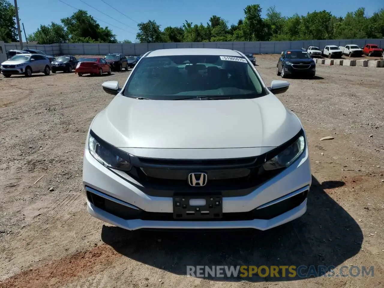 5 Photograph of a damaged car 19XFC2F6XLE027341 HONDA CIVIC 2020