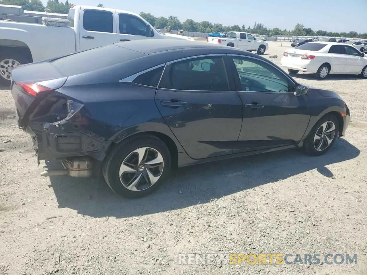 3 Photograph of a damaged car 19XFC2F6XLE203806 HONDA CIVIC 2020