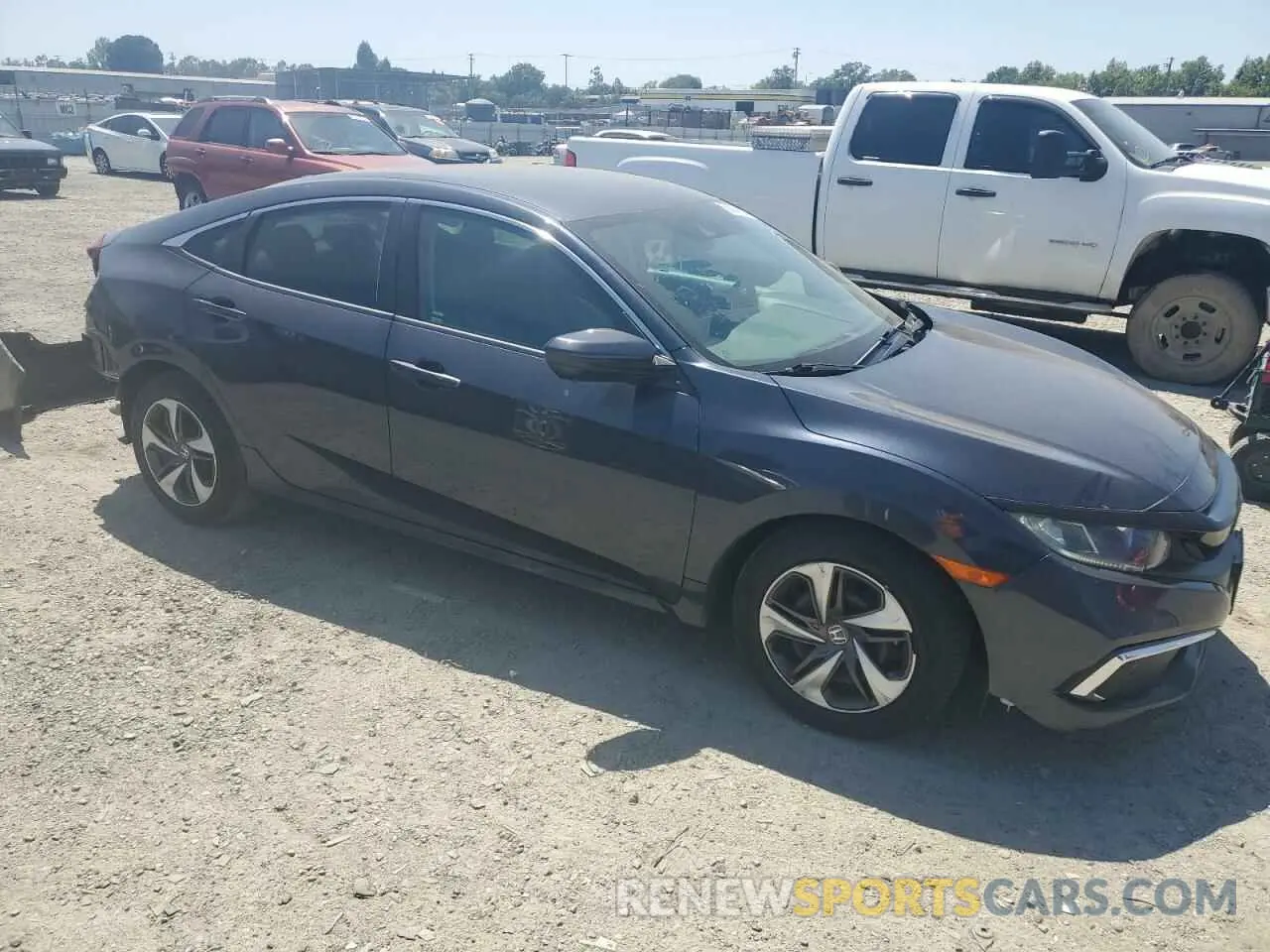 4 Photograph of a damaged car 19XFC2F6XLE203806 HONDA CIVIC 2020