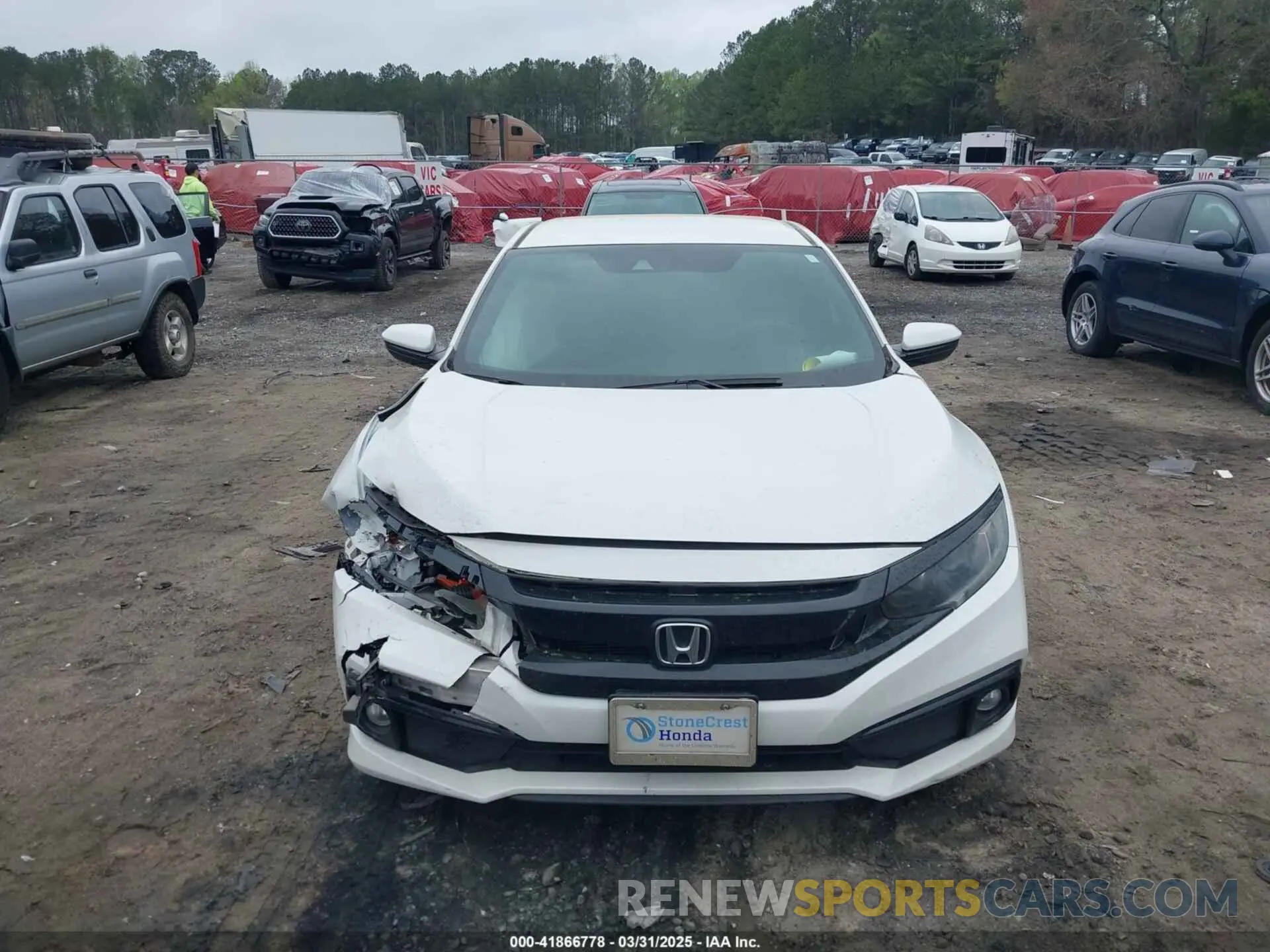 12 Photograph of a damaged car 19XFC2F80LE007388 HONDA CIVIC 2020