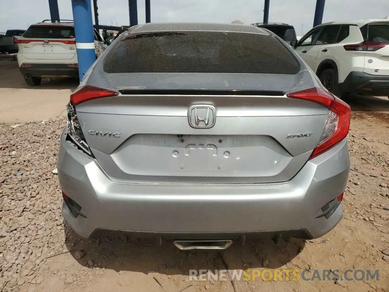 6 Photograph of a damaged car 19XFC2F80LE009948 HONDA CIVIC 2020