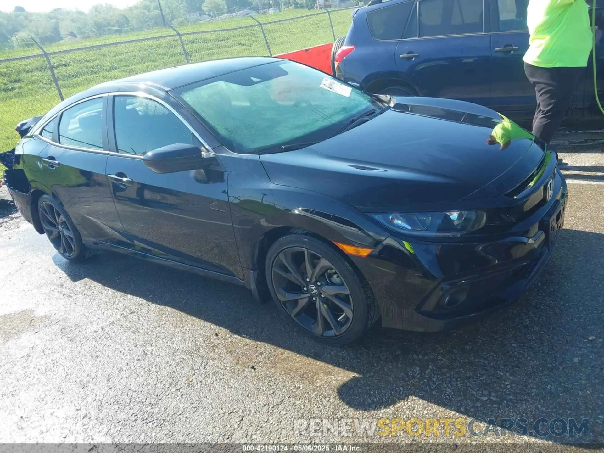 1 Photograph of a damaged car 19XFC2F80LE016284 HONDA CIVIC 2020