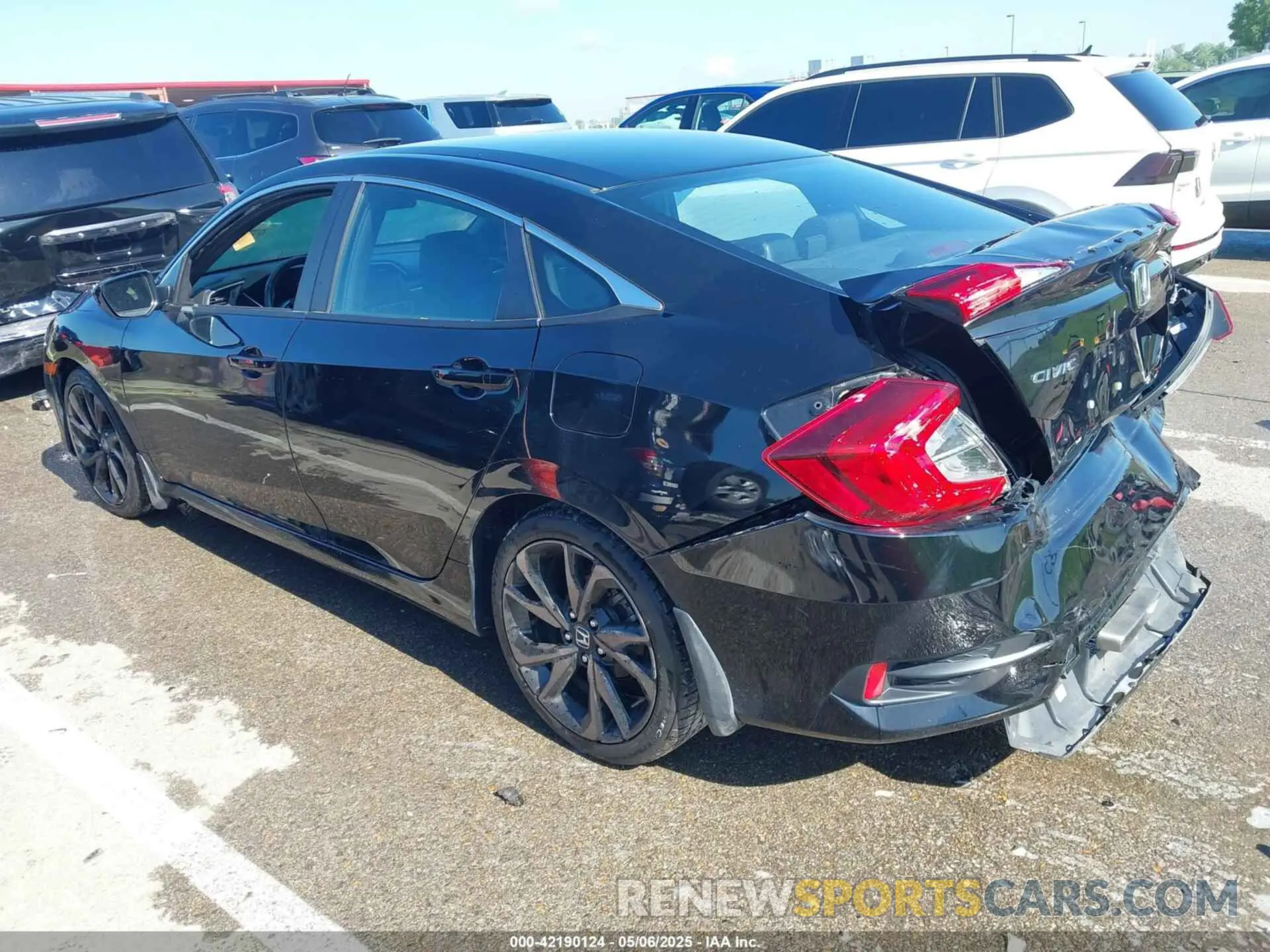 3 Photograph of a damaged car 19XFC2F80LE016284 HONDA CIVIC 2020