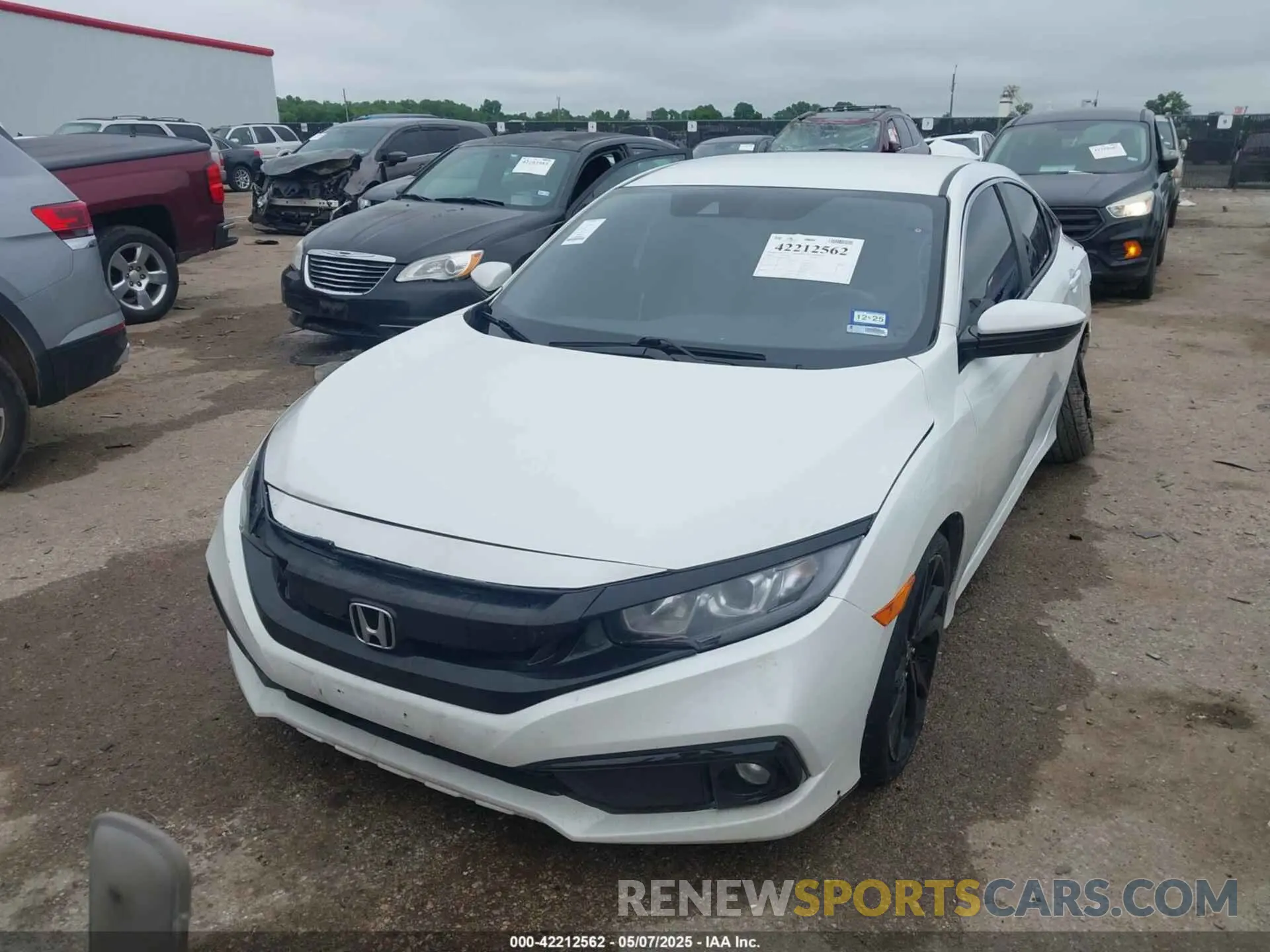 2 Photograph of a damaged car 19XFC2F80LE017161 HONDA CIVIC 2020