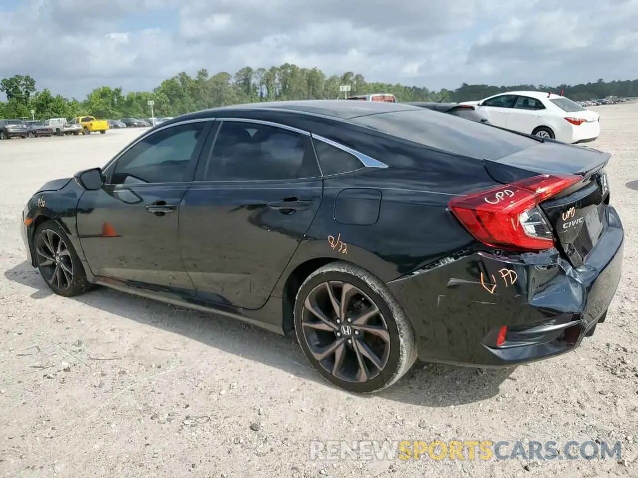 2 Photograph of a damaged car 19XFC2F80LE024918 HONDA CIVIC 2020