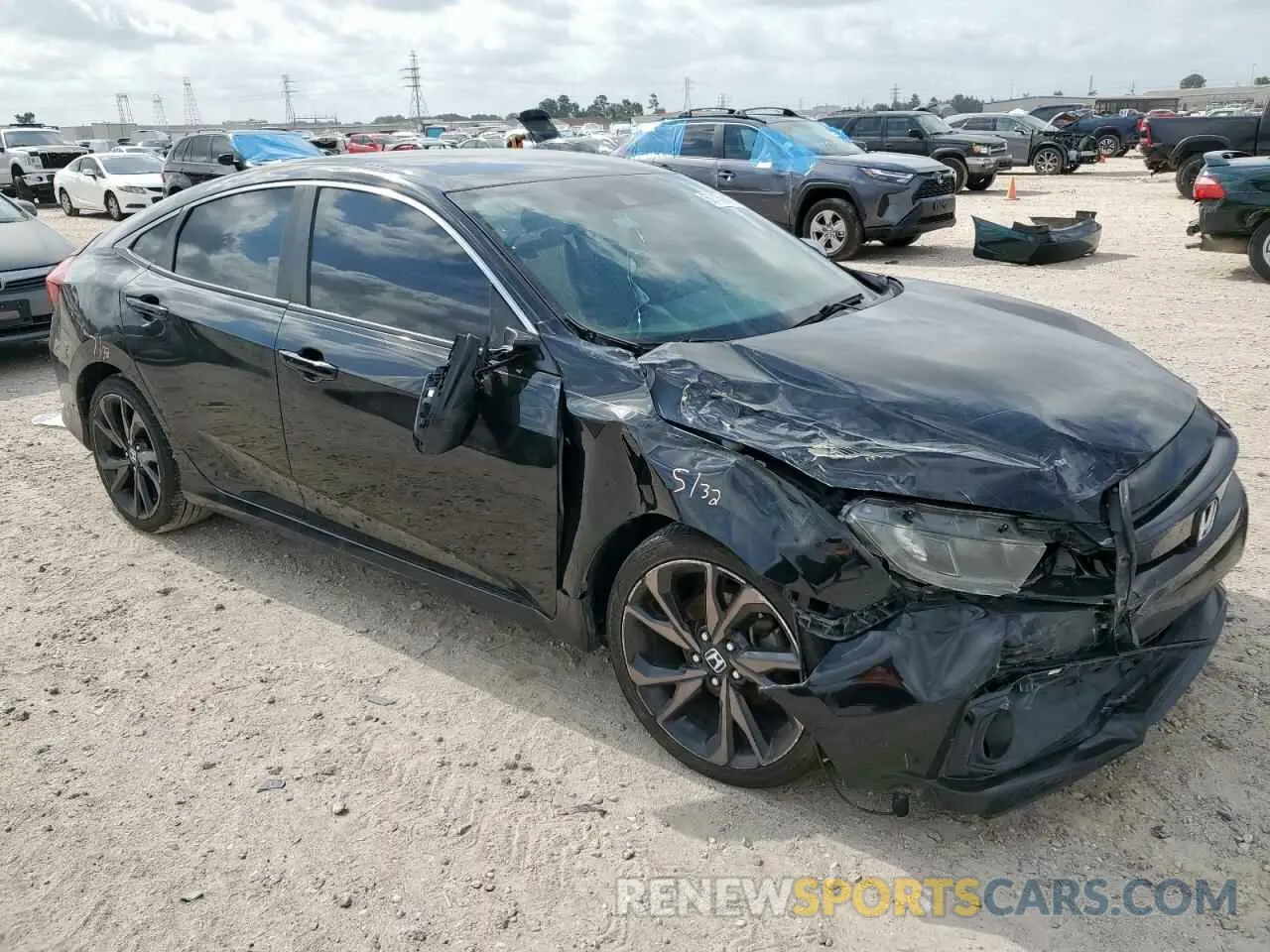 4 Photograph of a damaged car 19XFC2F80LE024918 HONDA CIVIC 2020