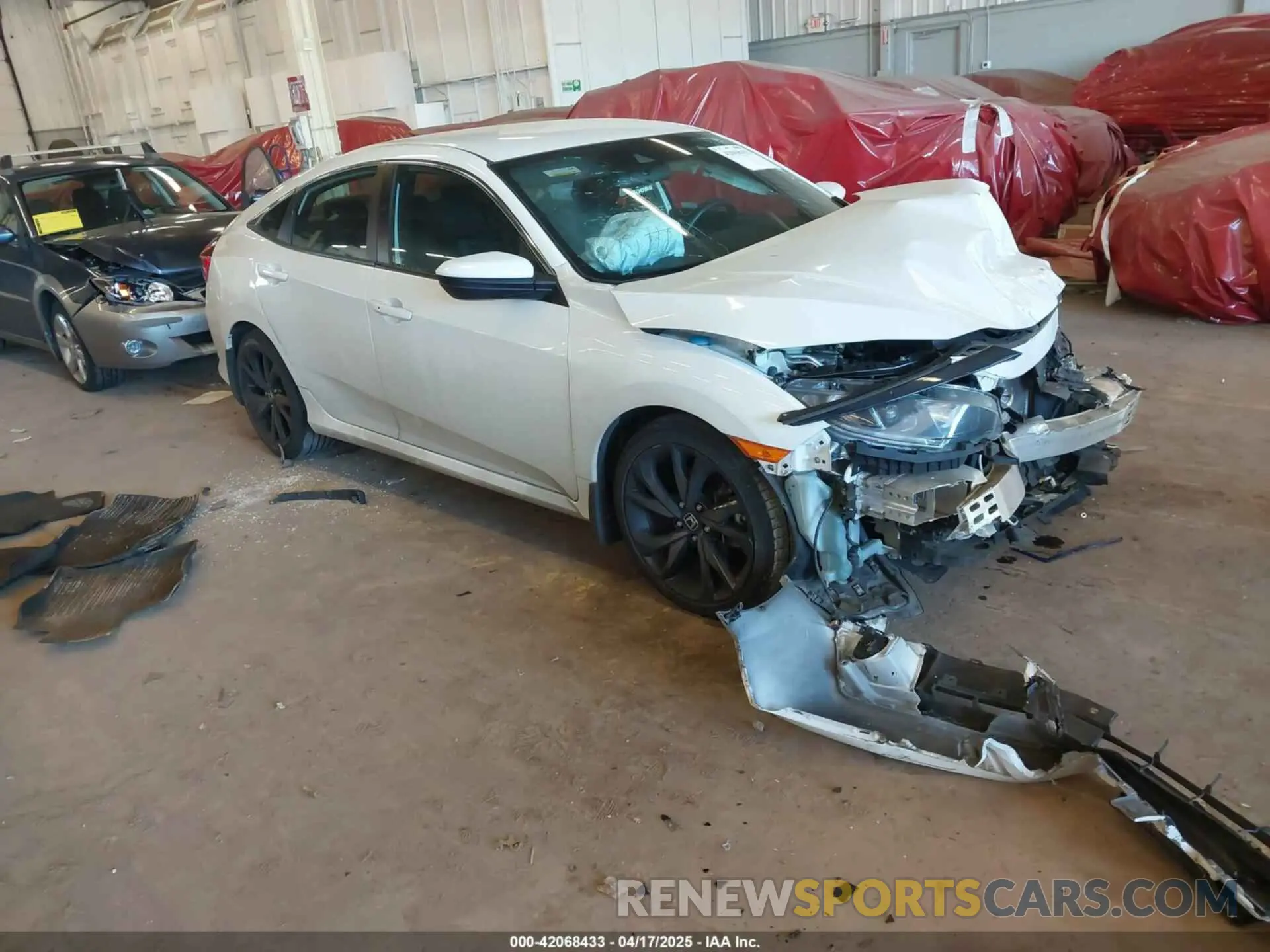 1 Photograph of a damaged car 19XFC2F80LE207719 HONDA CIVIC 2020