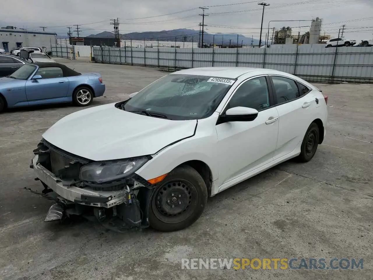 1 Photograph of a damaged car 19XFC2F80LE208496 HONDA CIVIC 2020