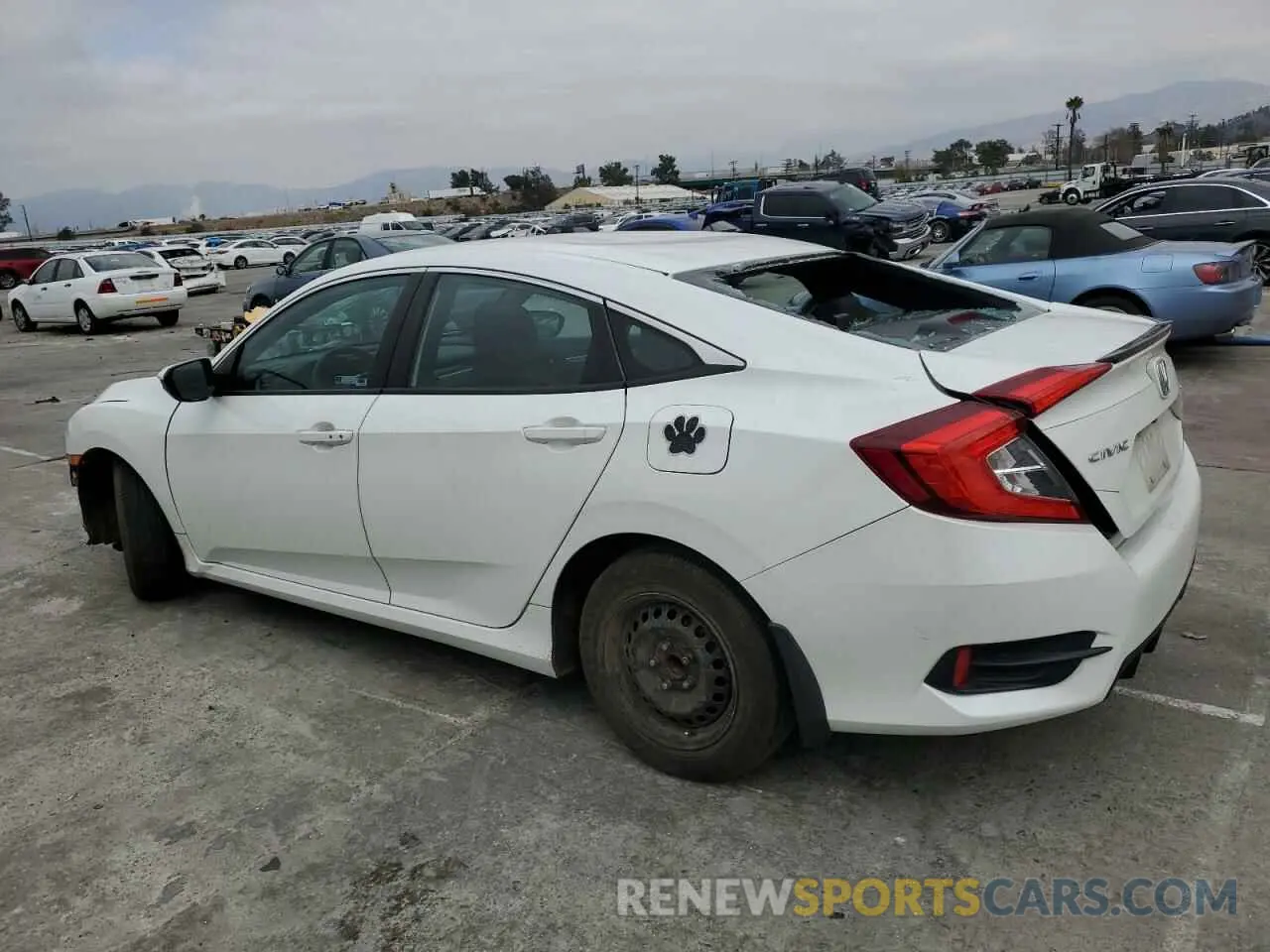 2 Photograph of a damaged car 19XFC2F80LE208496 HONDA CIVIC 2020
