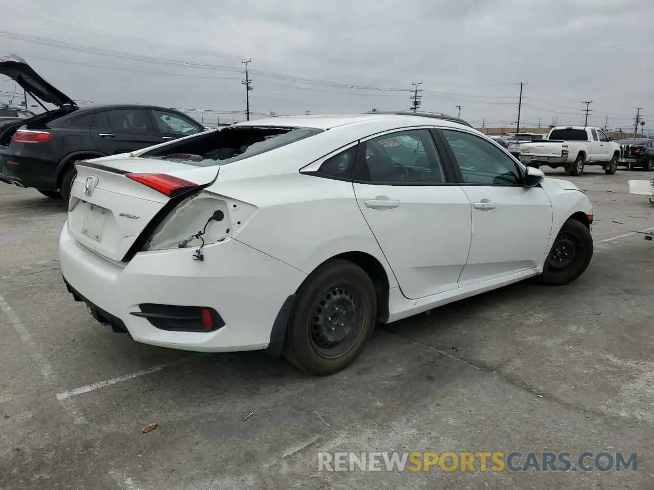 3 Photograph of a damaged car 19XFC2F80LE208496 HONDA CIVIC 2020