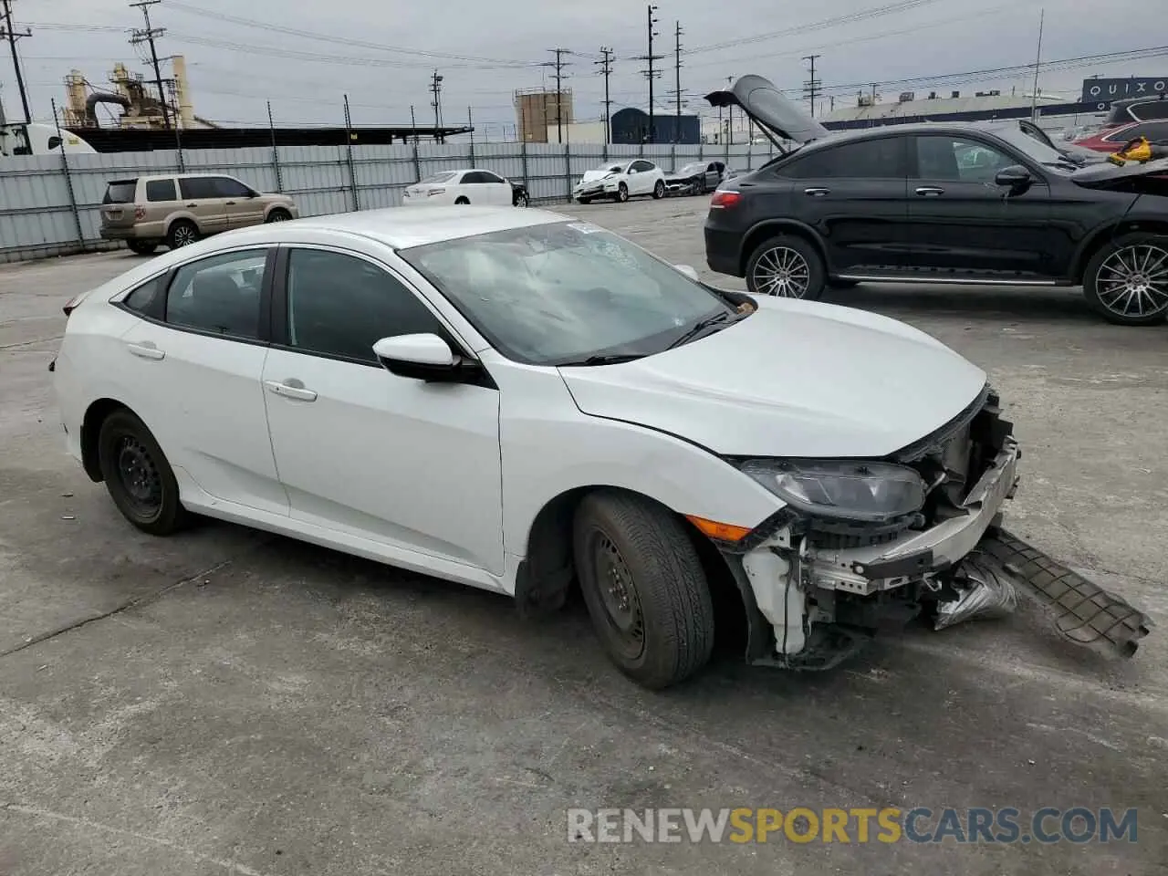 4 Photograph of a damaged car 19XFC2F80LE208496 HONDA CIVIC 2020