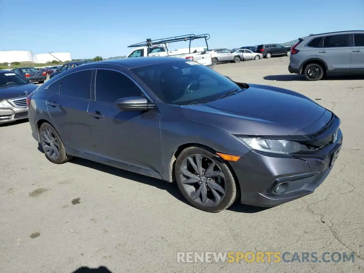 4 Photograph of a damaged car 19XFC2F80LE216629 HONDA CIVIC 2020