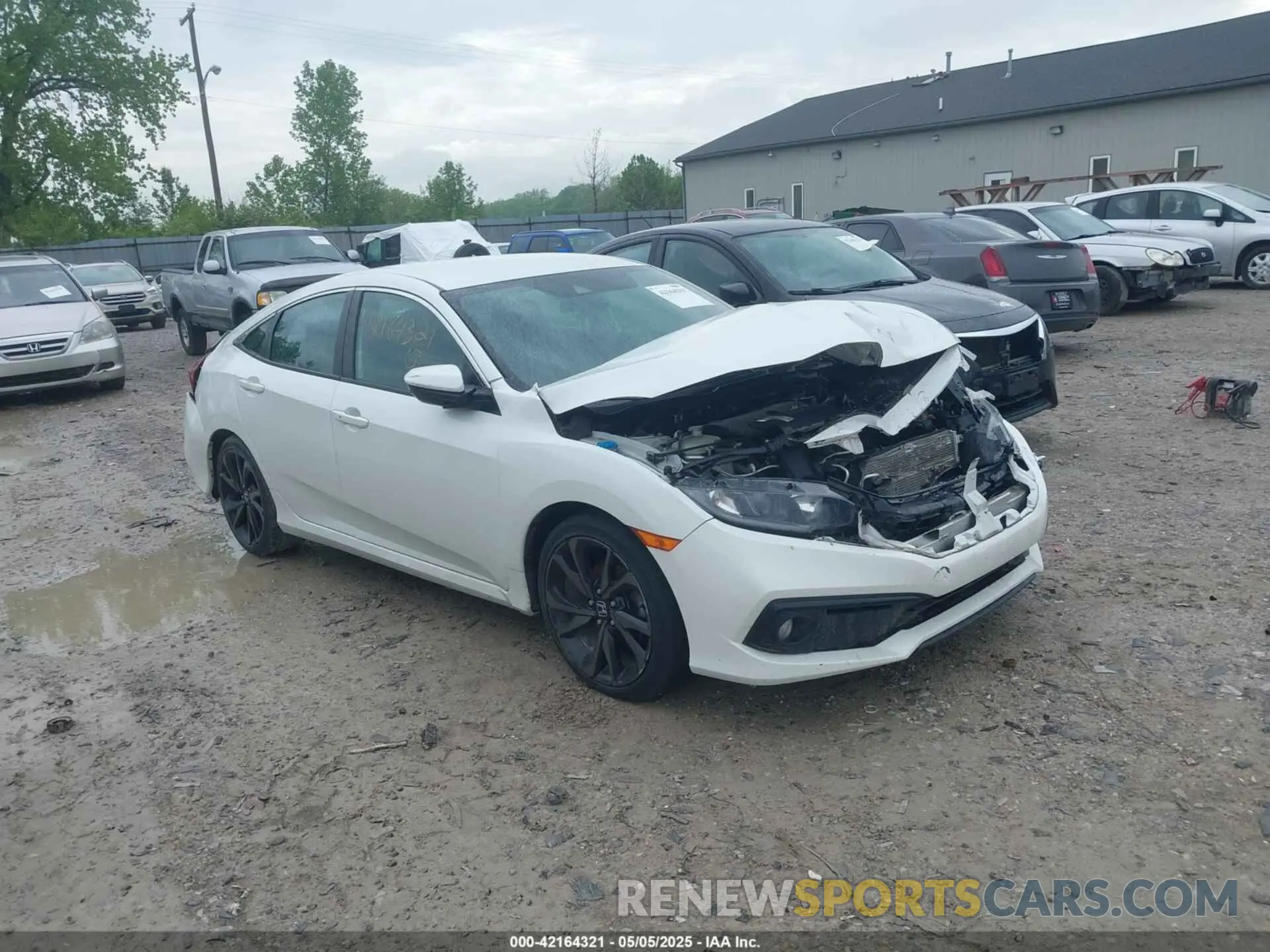1 Photograph of a damaged car 19XFC2F81LE001308 HONDA CIVIC 2020
