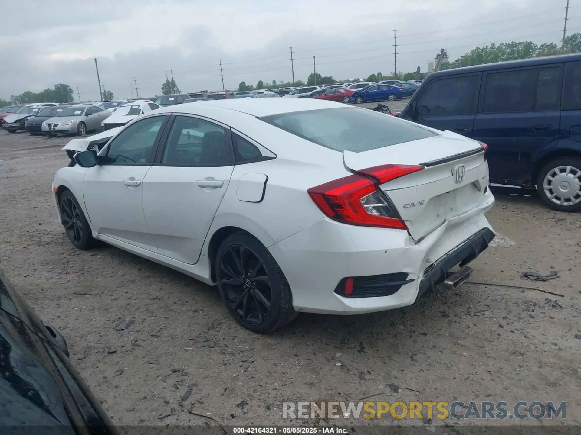 3 Photograph of a damaged car 19XFC2F81LE001308 HONDA CIVIC 2020