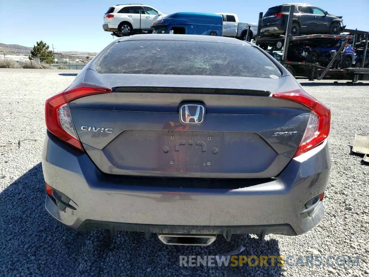 6 Photograph of a damaged car 19XFC2F81LE001535 HONDA CIVIC 2020