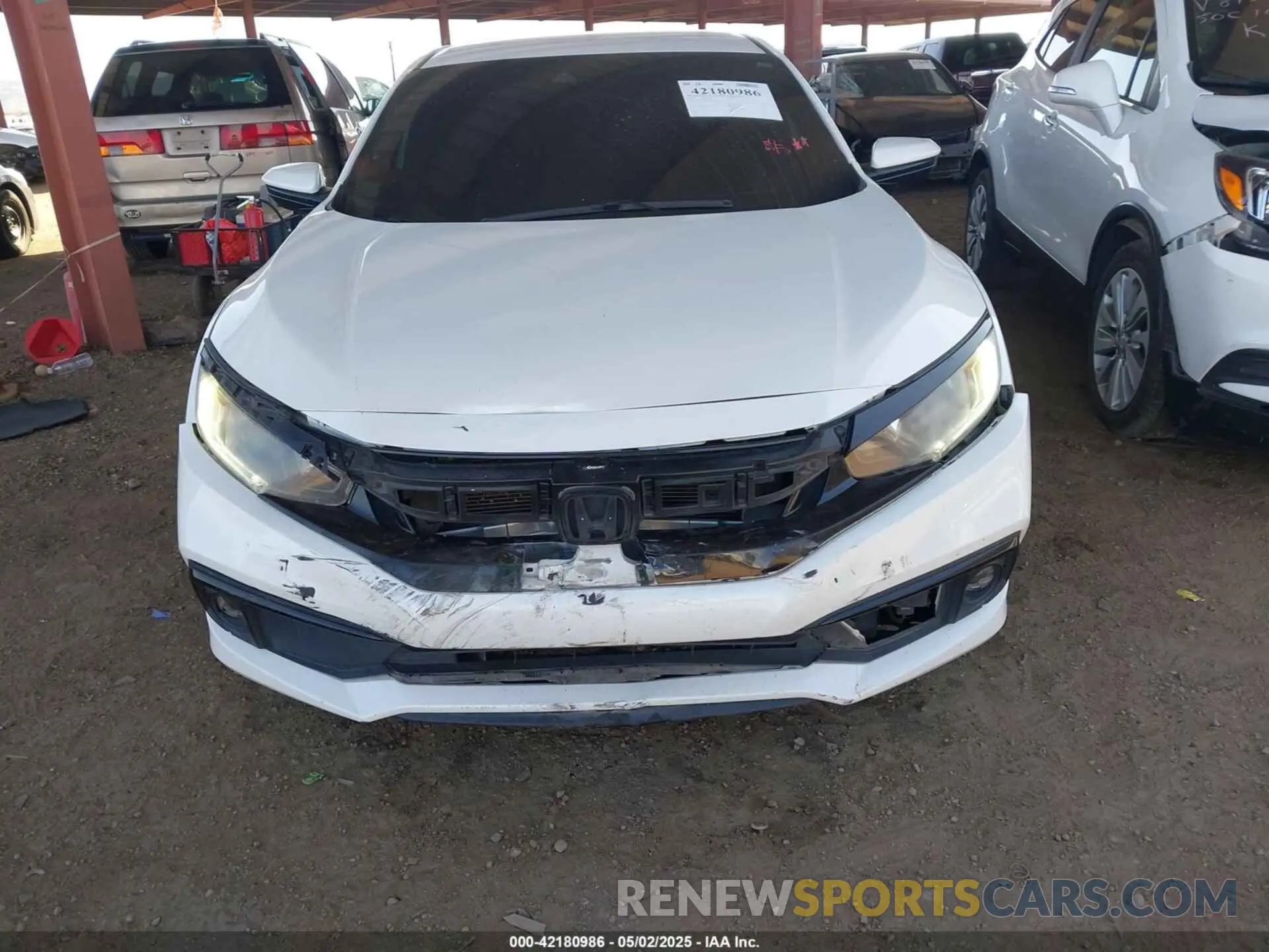 6 Photograph of a damaged car 19XFC2F81LE016309 HONDA CIVIC 2020