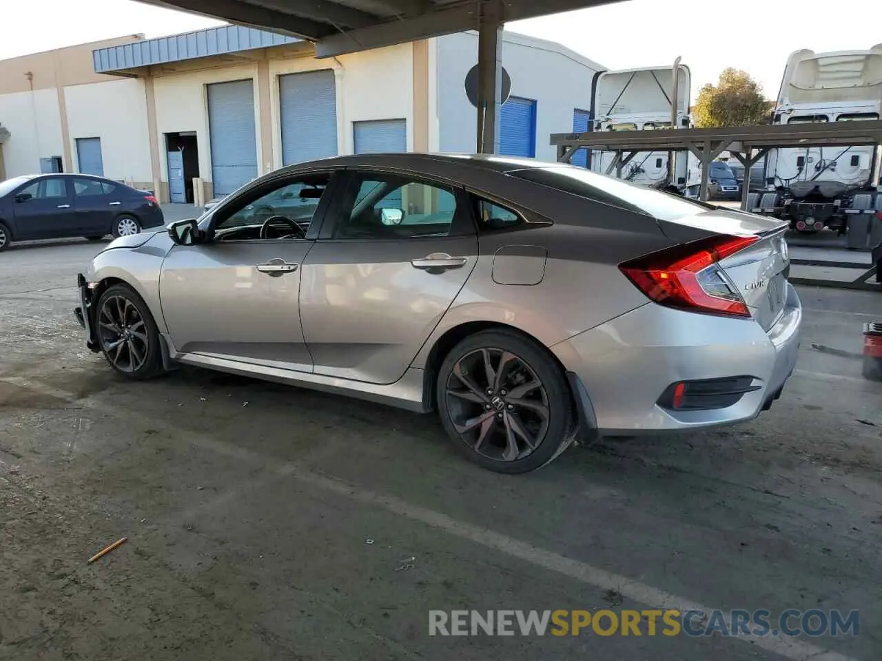 2 Photograph of a damaged car 19XFC2F81LE209334 HONDA CIVIC 2020