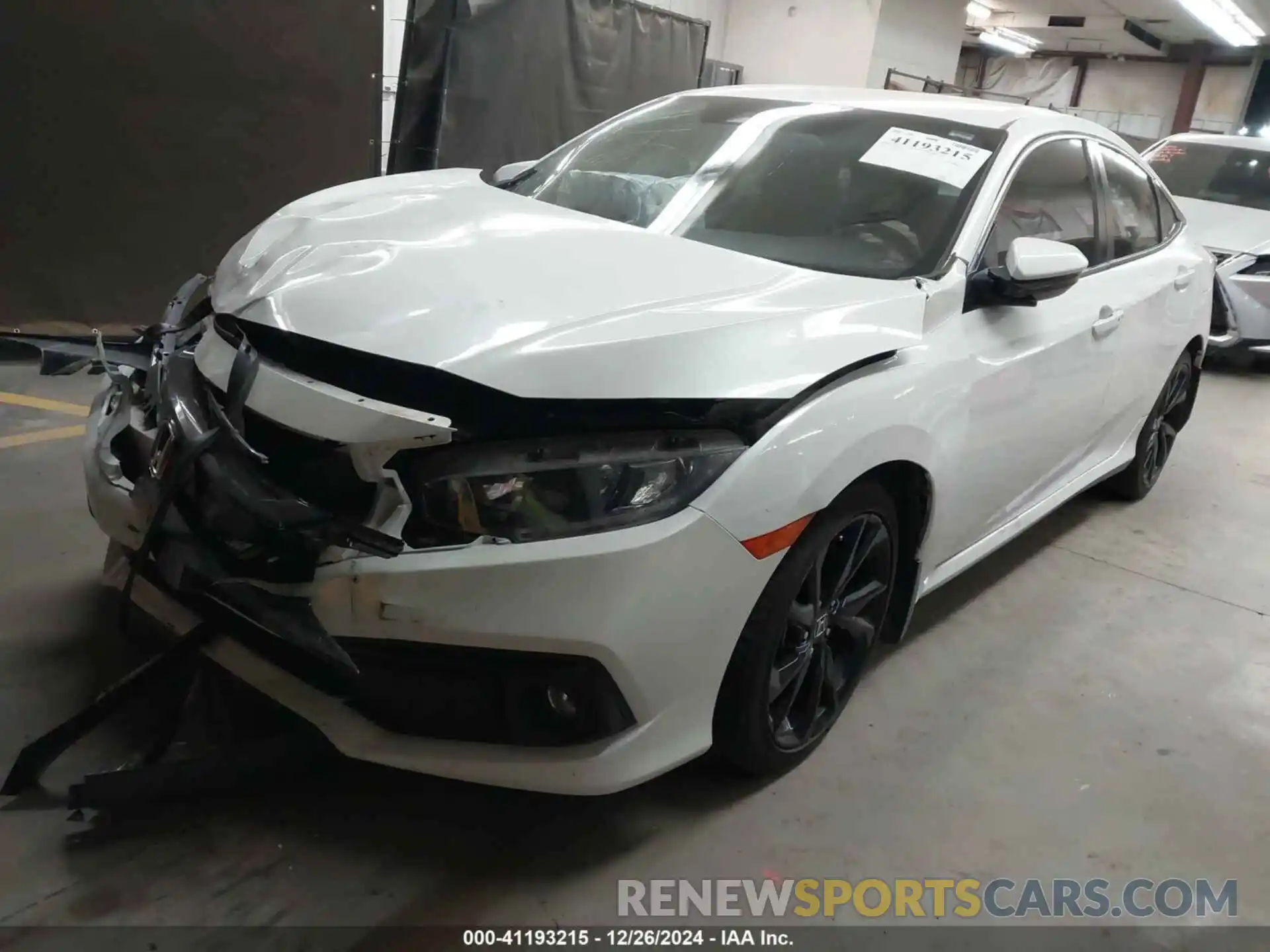 2 Photograph of a damaged car 19XFC2F82LE001575 HONDA CIVIC 2020