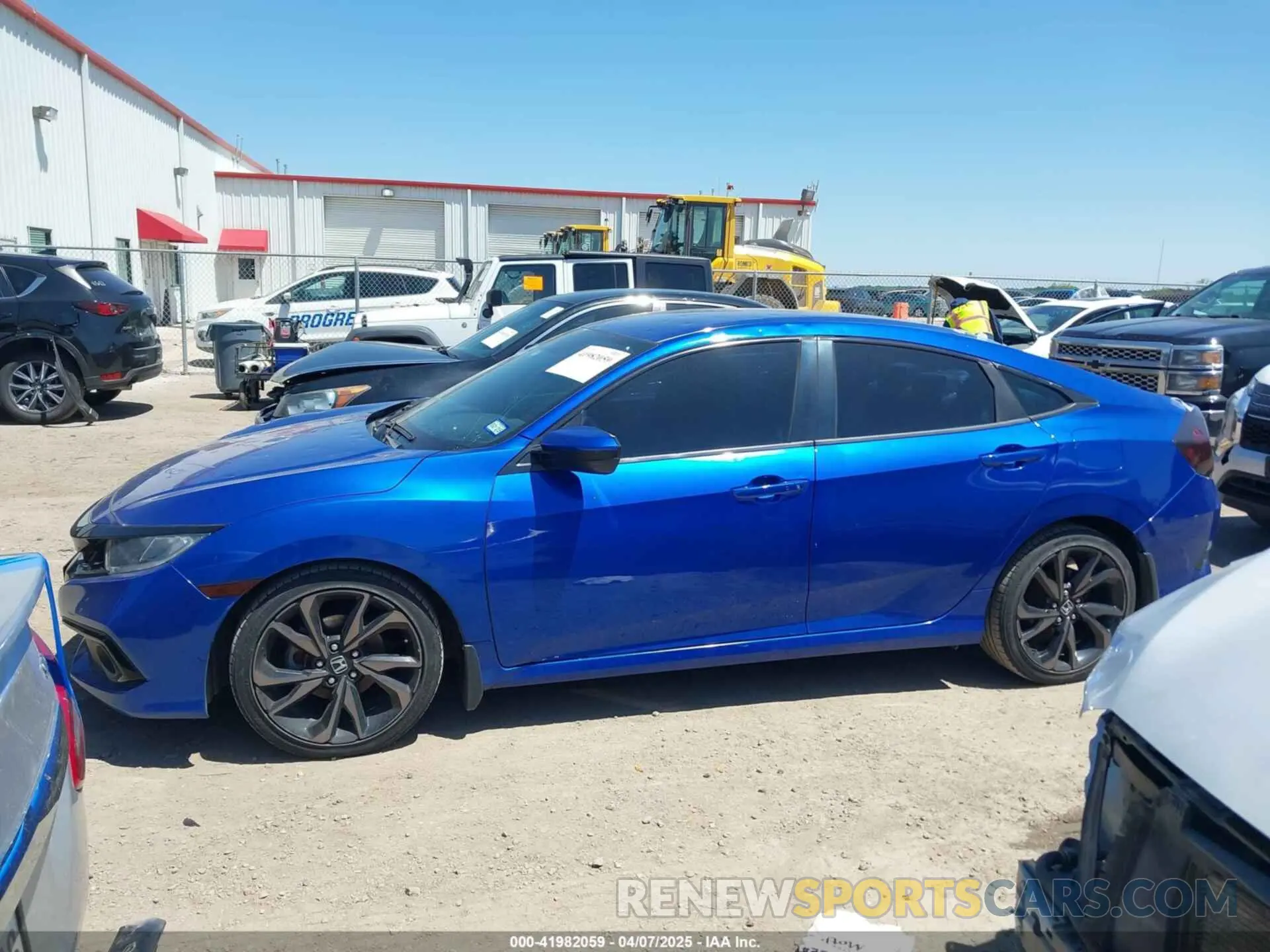 14 Photograph of a damaged car 19XFC2F82LE002354 HONDA CIVIC 2020